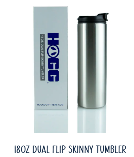 18z customizable dual flip skinny tumbler