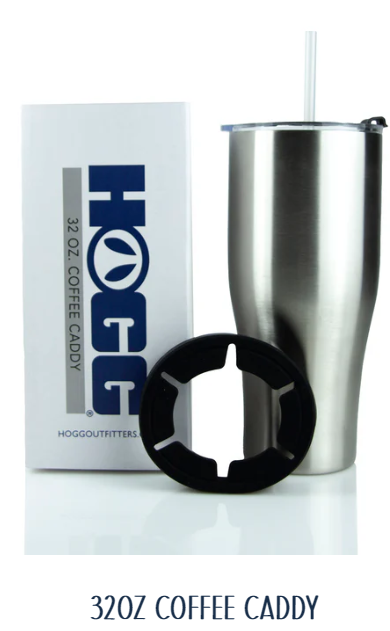 32oz customizable coffee caddy modern curve style