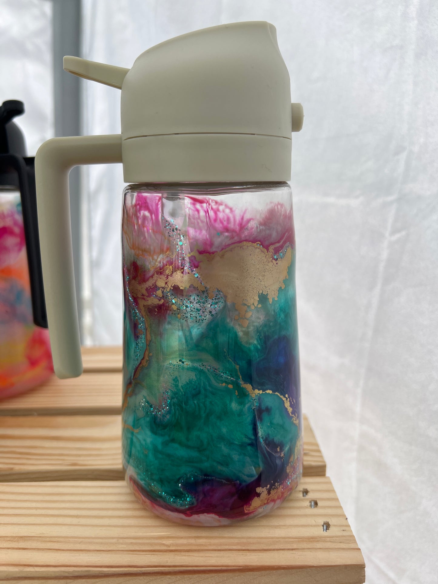 RTS. Oils spray and pour bottle multi colors