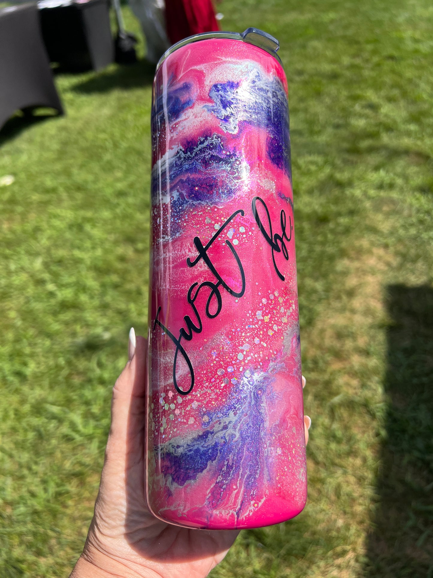 Clearance-RTS. Just Be 30oz ink swirl