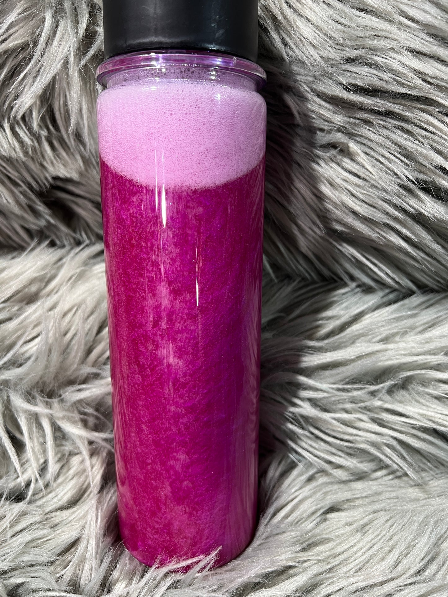 RTS. Pink Love Potion acrylic snow globe 18oz