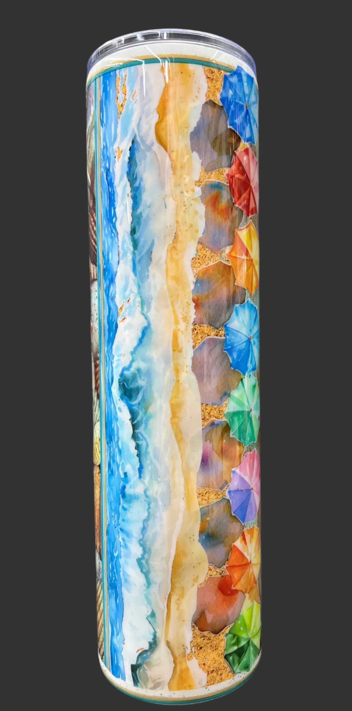 RTS - beach MakeHerRoom challenge tumbler 32oz plump tipsy