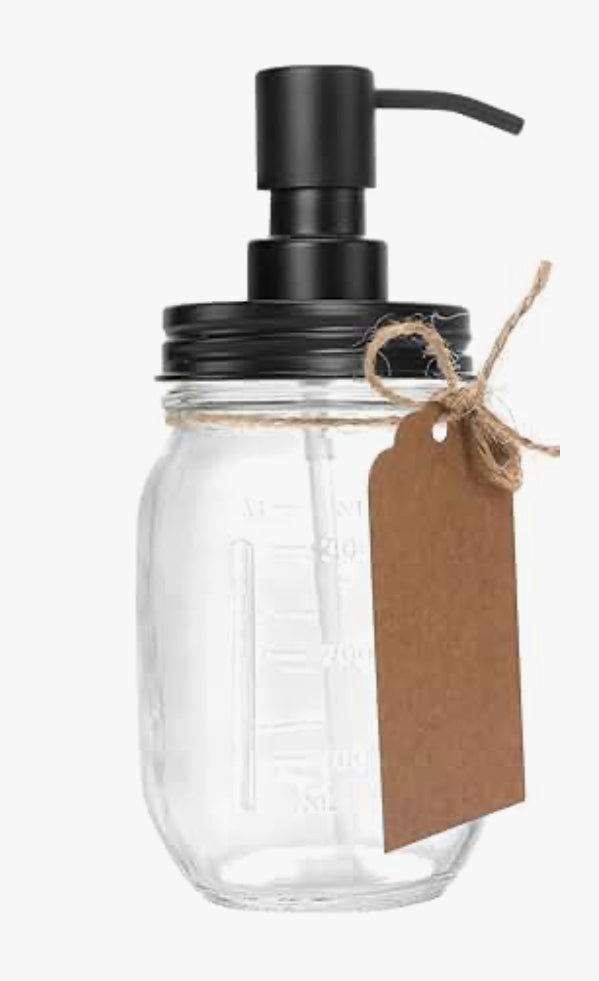 16oz Hand Soap Pump Dispenser (not foam) - customizable, you pick ink or paint colors