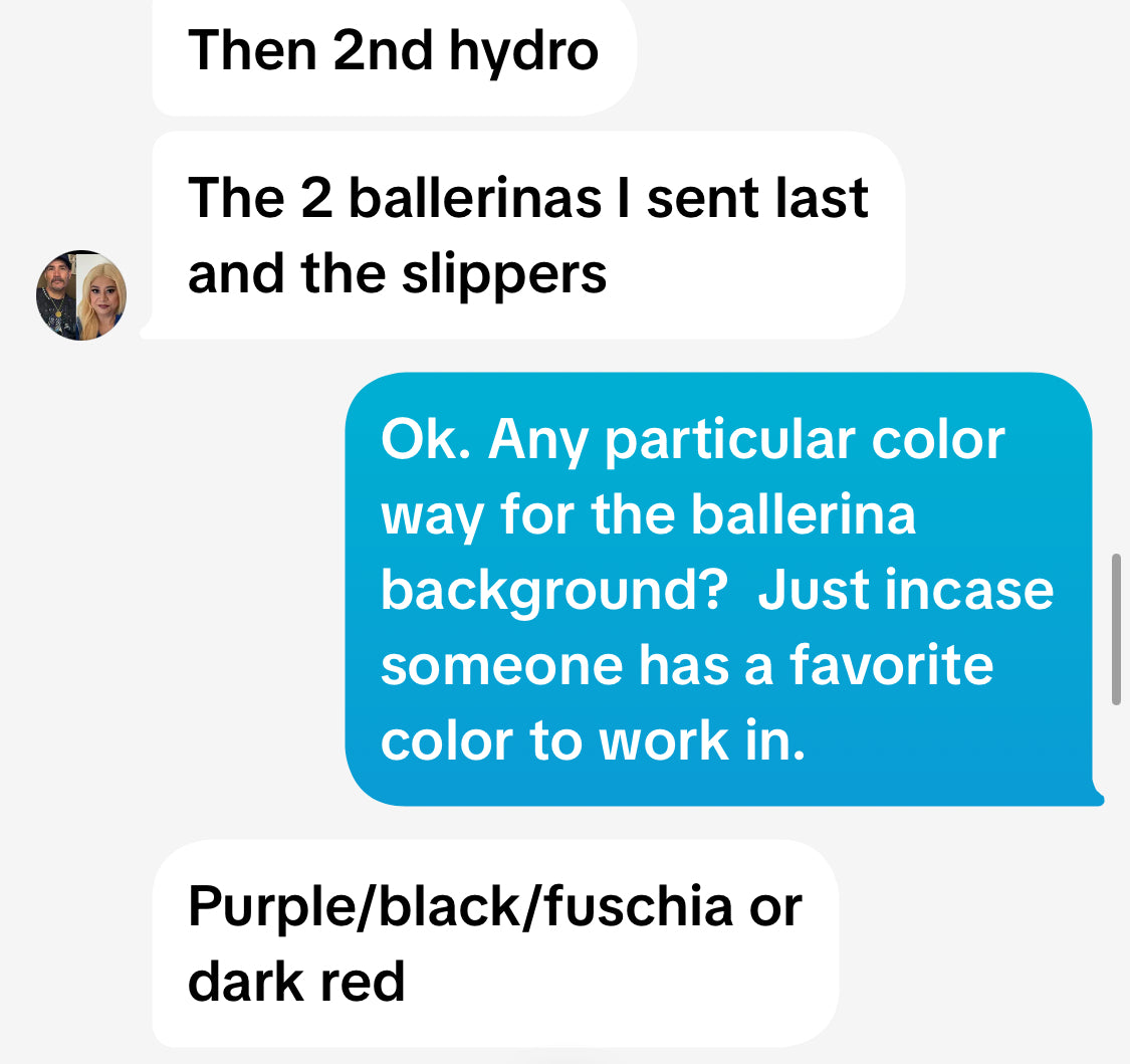 Ballerinas 25oz customizable duo hydro bottle