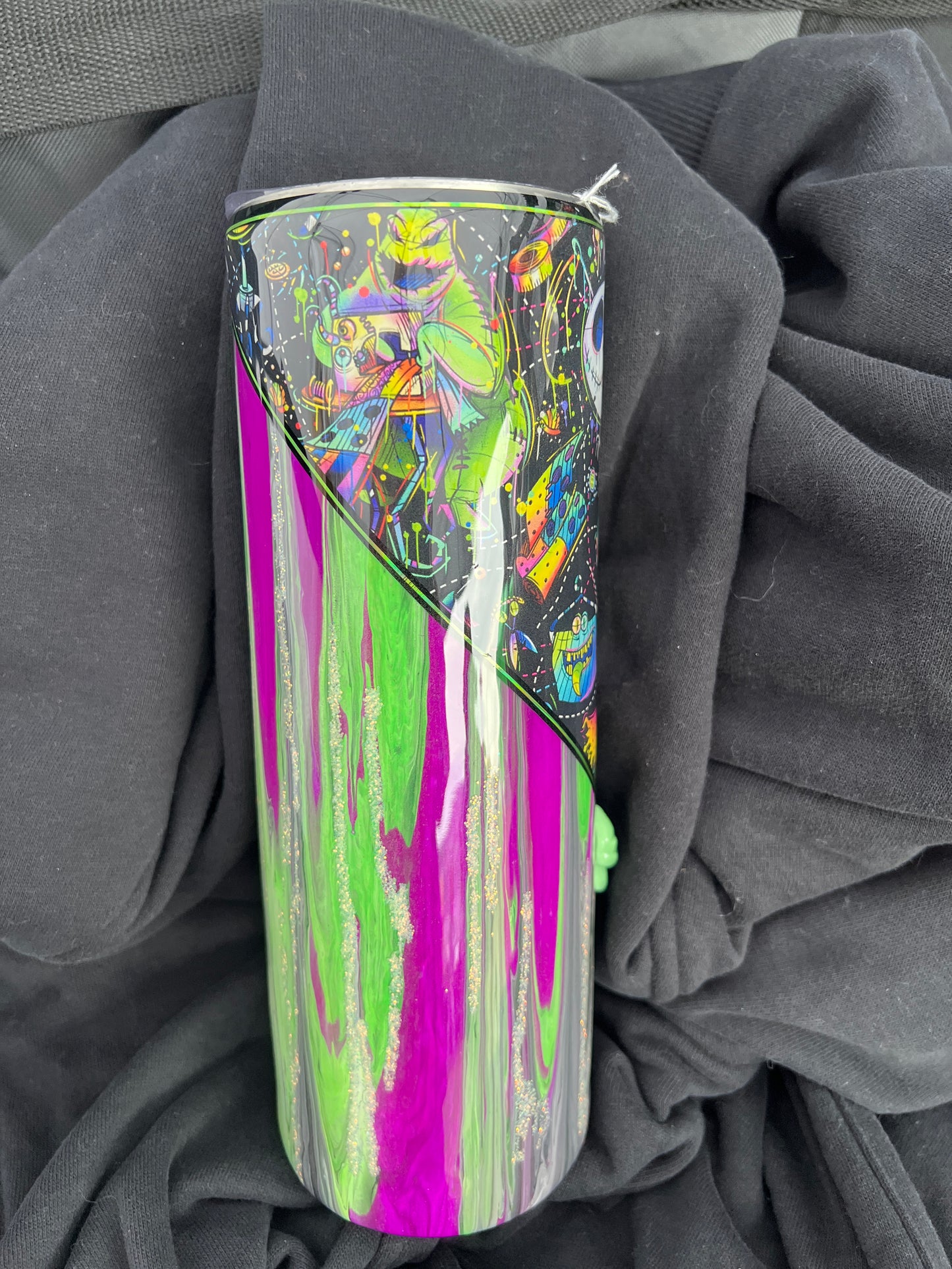 RTS. Glow Oogieboogie nightmare Christmas 30oz