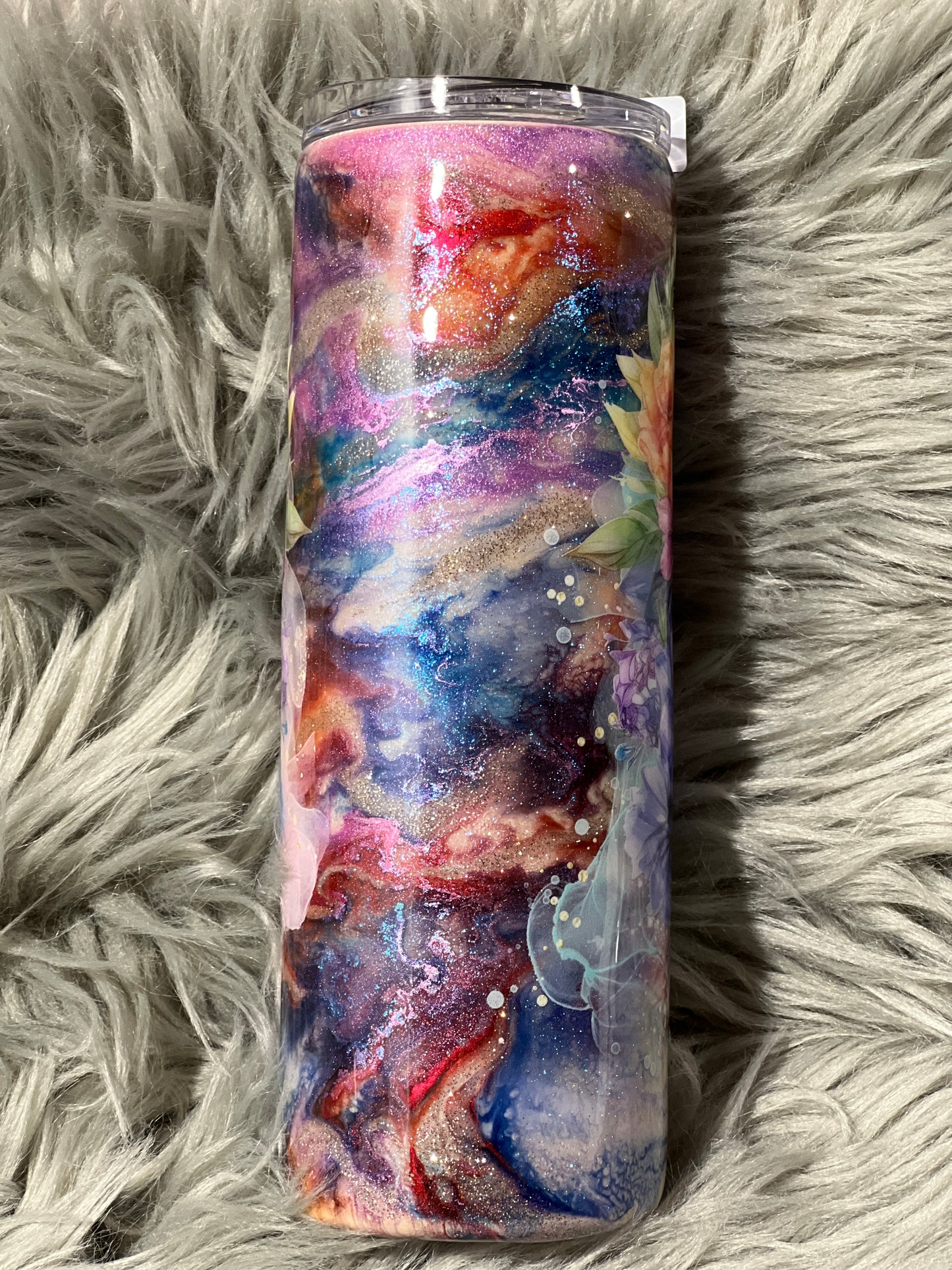 Clearance-RTS. Giant Skull Ink Swirl 20oz