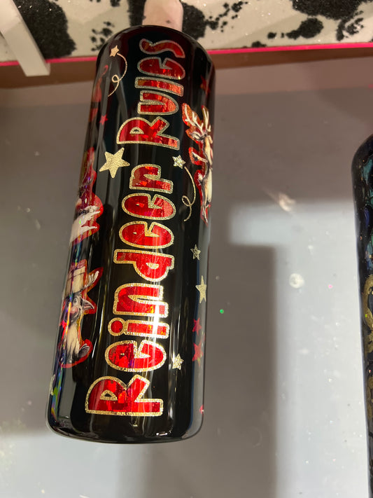 Rts. reindeer rules peekaboo 20oz