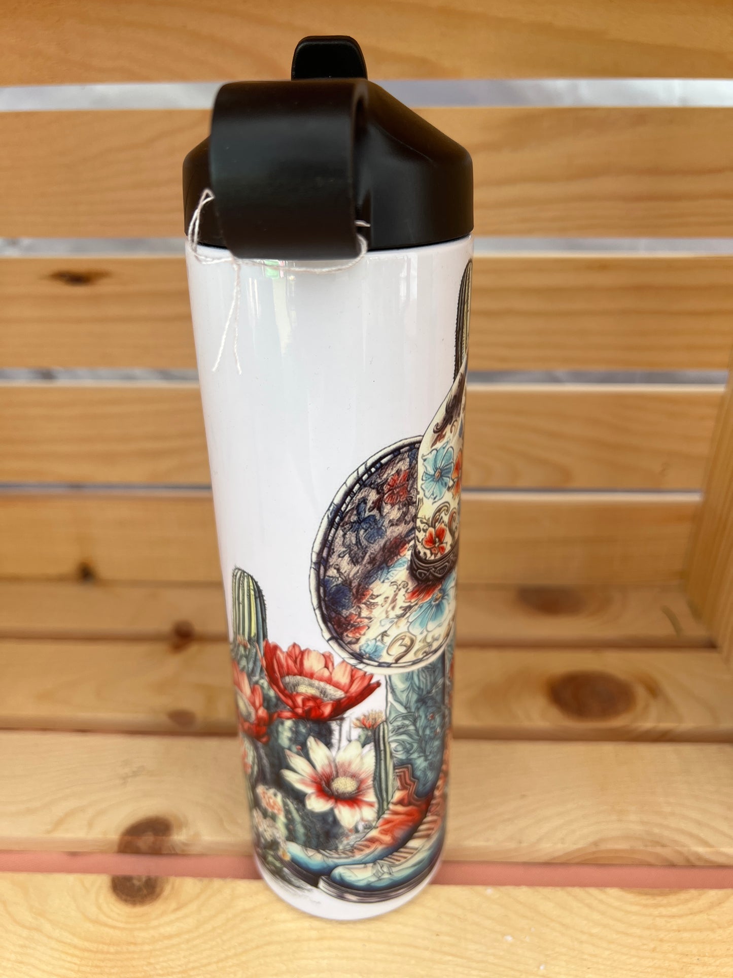 RTS.   Sublimation western flip top 20oz