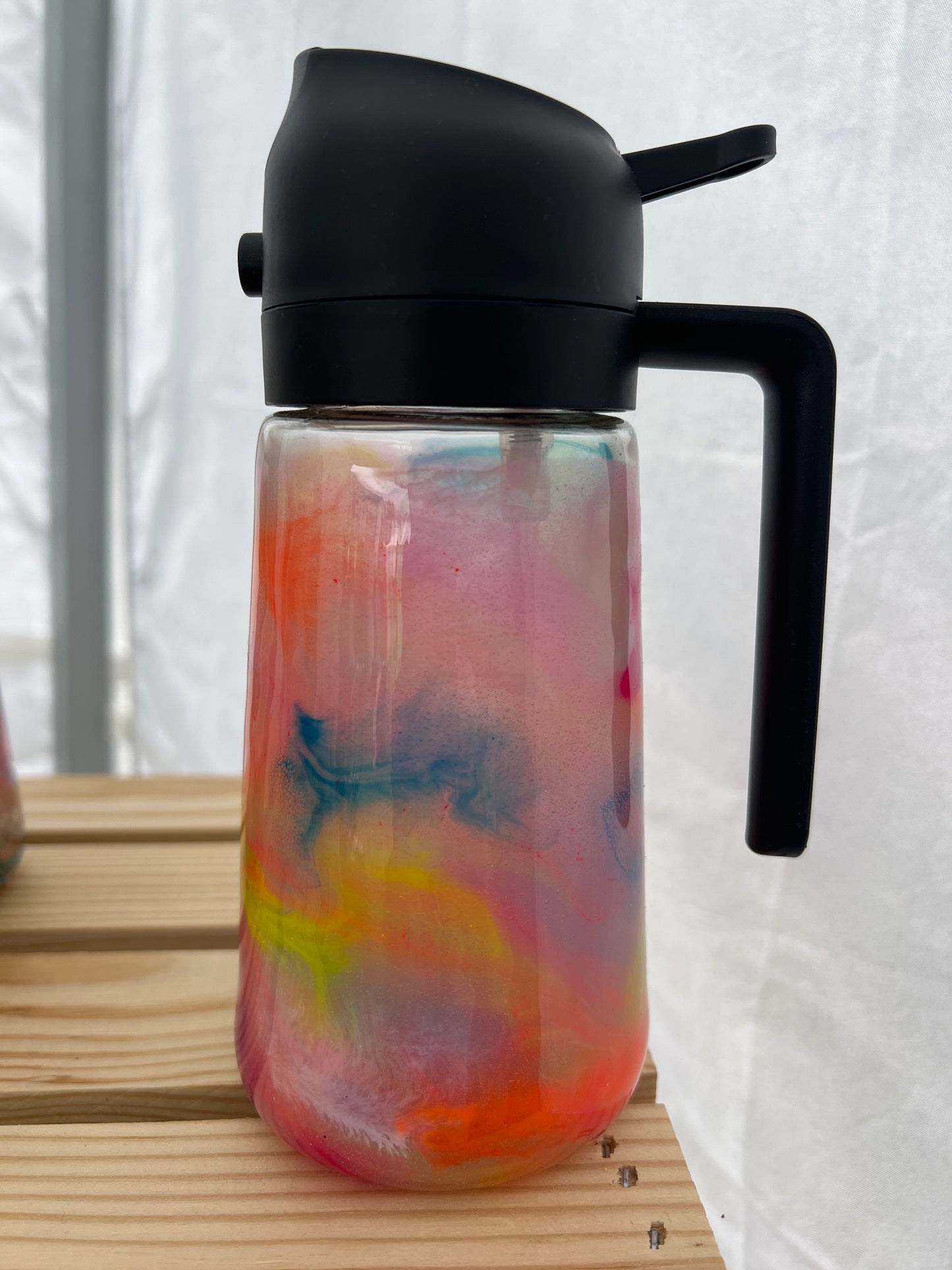 RTS. Oils spray and pour bottle  neon colors