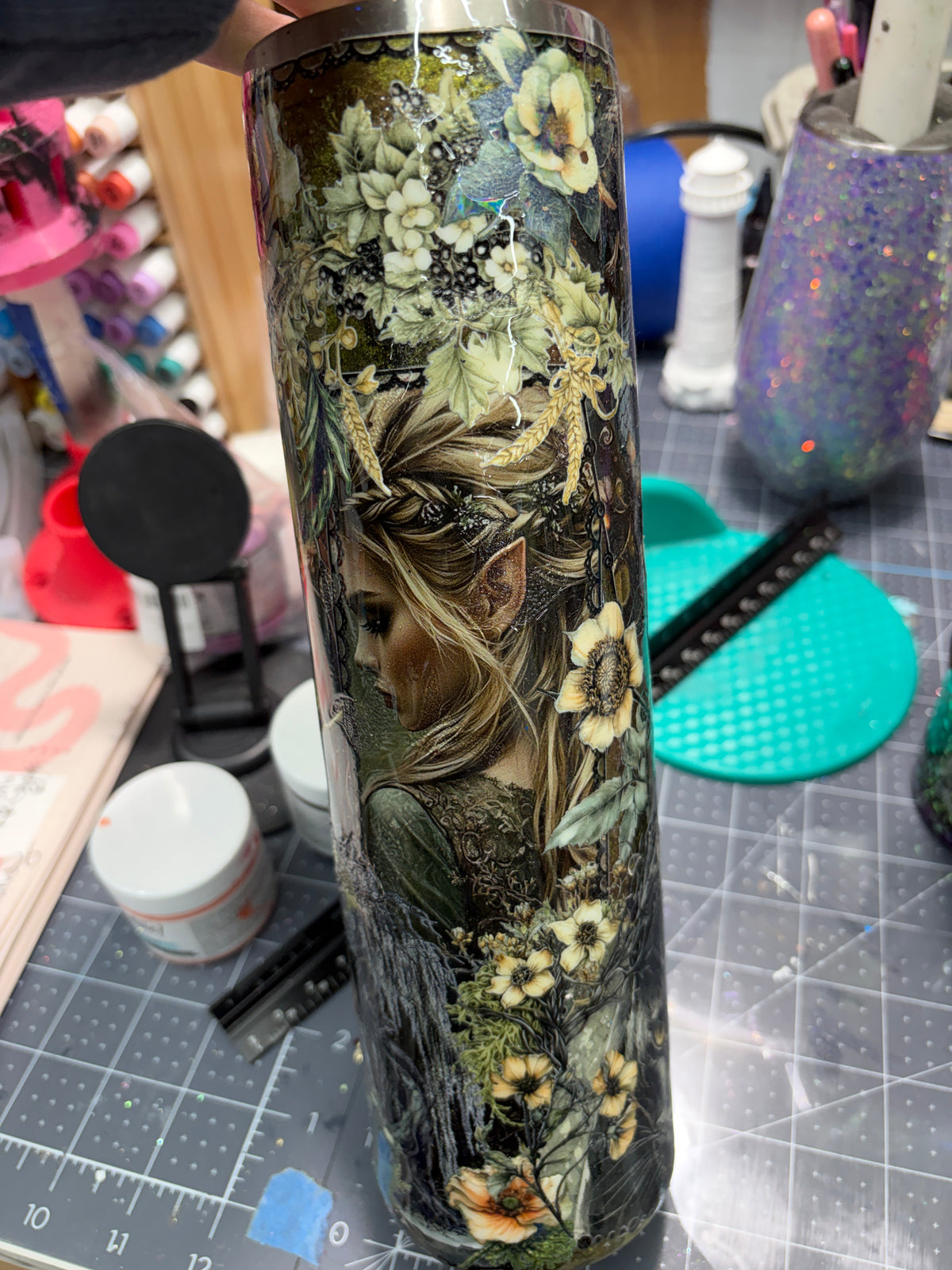 New-In process fae green 32oz plump tipsy