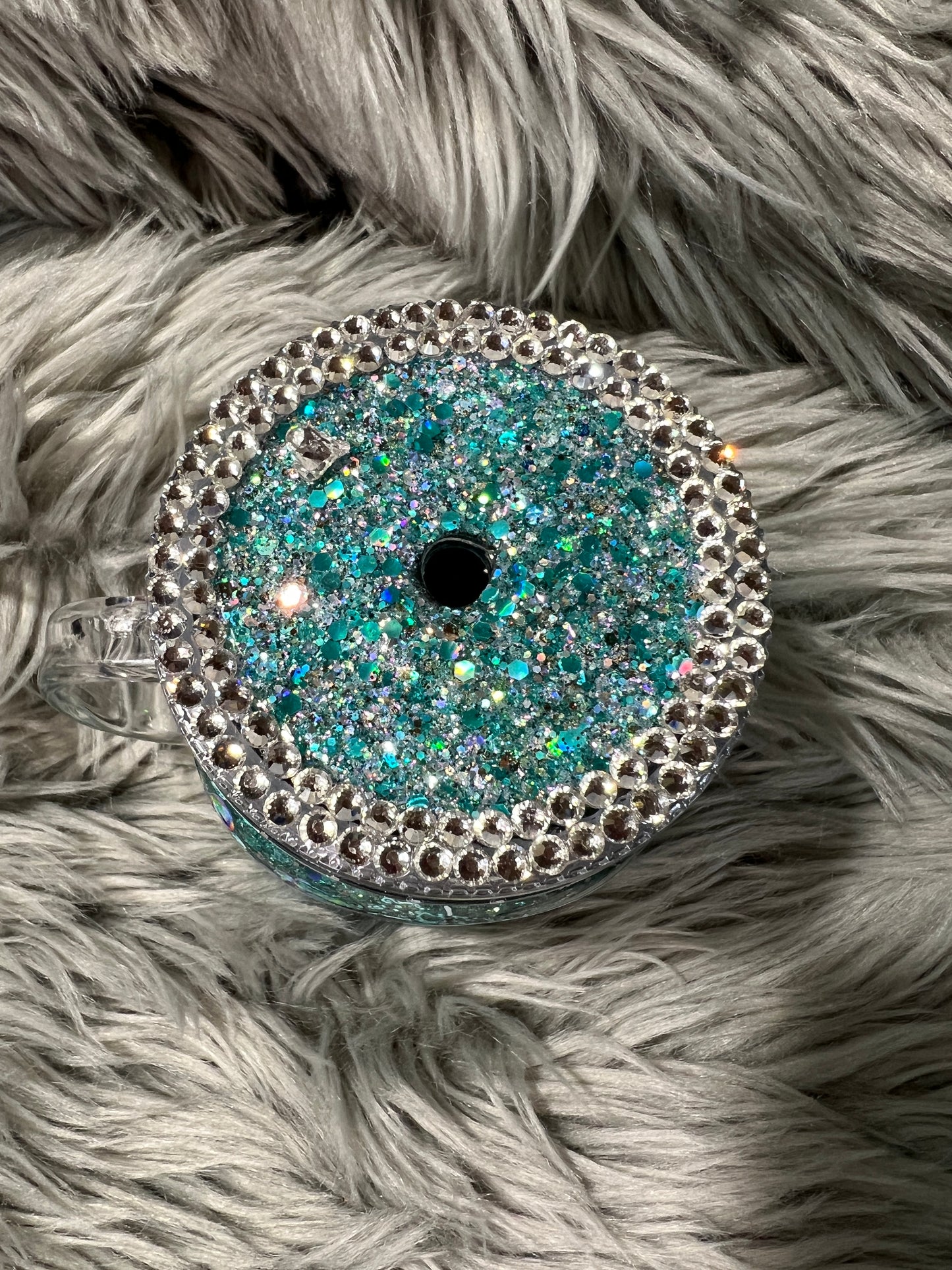 RTS.  Sea Turtle glitter acrylic snow globe 20oz