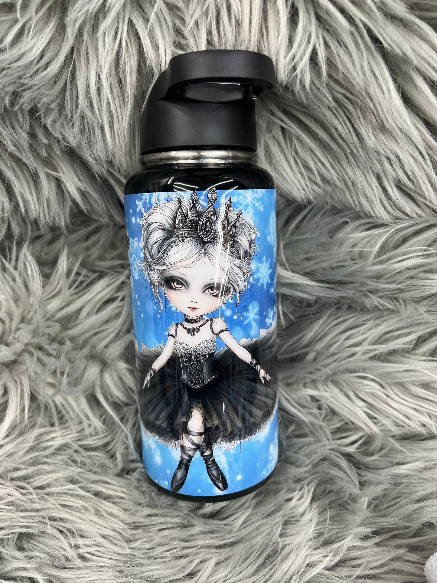 Nut cracker goth 32oz customizable duo hydro bottle