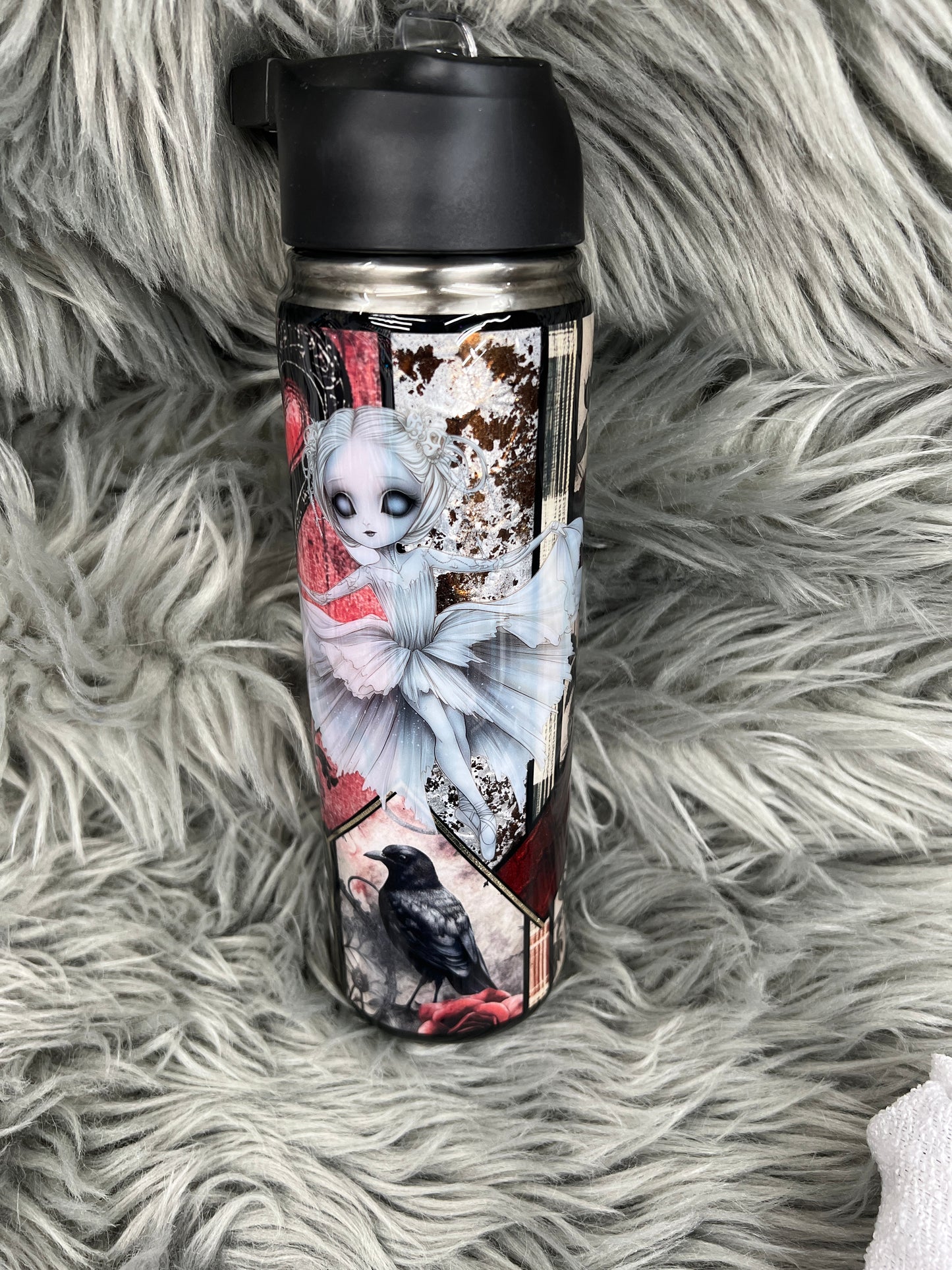 Ballerinas 25oz customizable duo hydro bottle