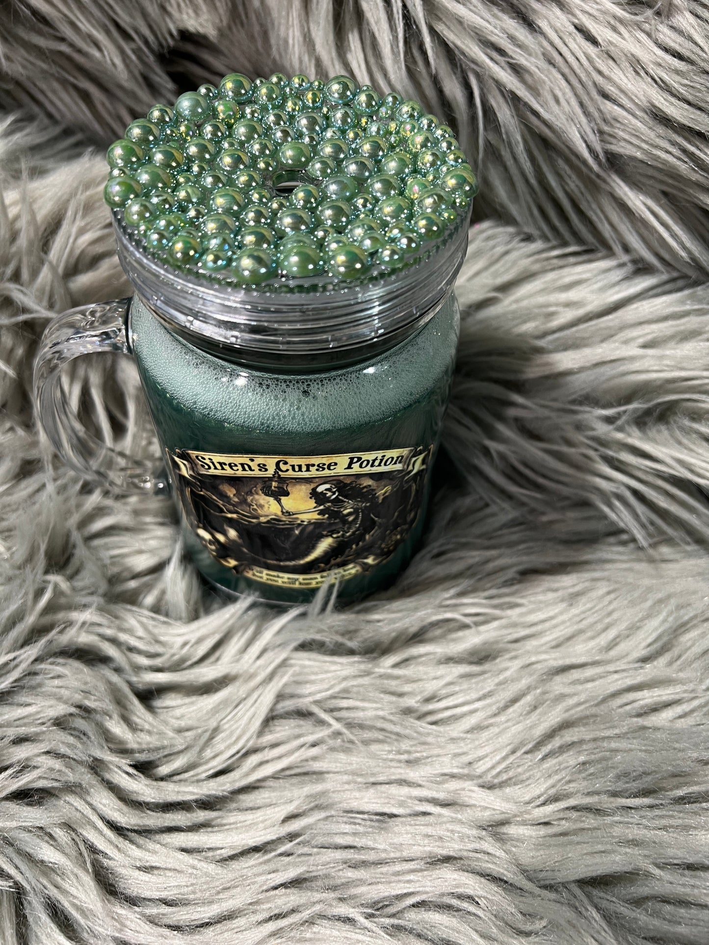 RTS.  Siren’s Curse Potion acrylic snow globe 20oz