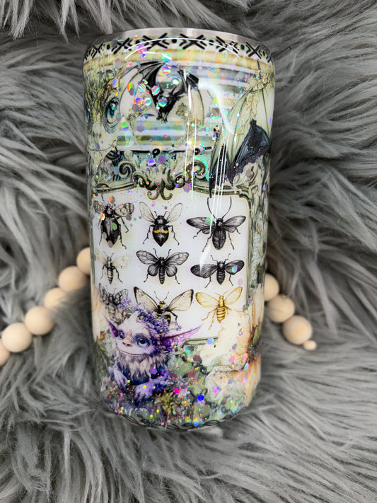 New- entomology bug eyes 16oz plump tipsy