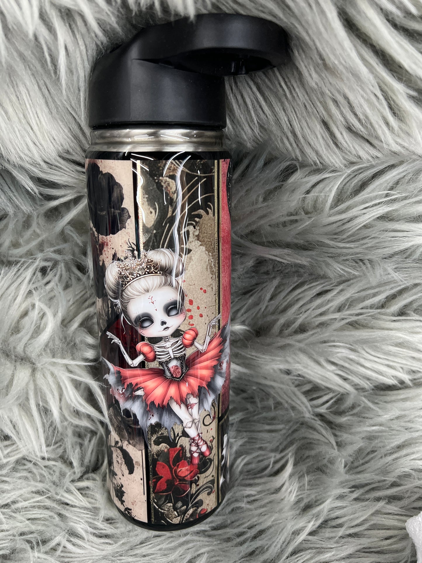 Ballerinas 25oz customizable duo hydro bottle