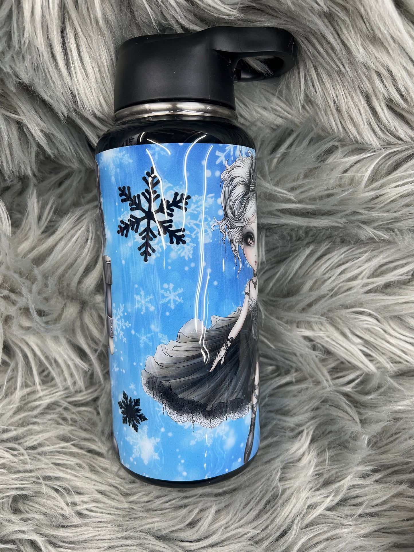 Nut cracker goth 32oz customizable duo hydro bottle