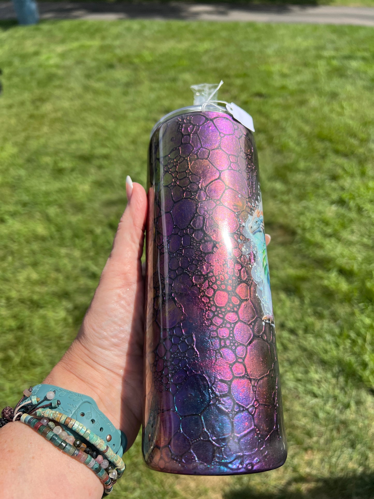 RTS. Dragon scale tumbler 20oz