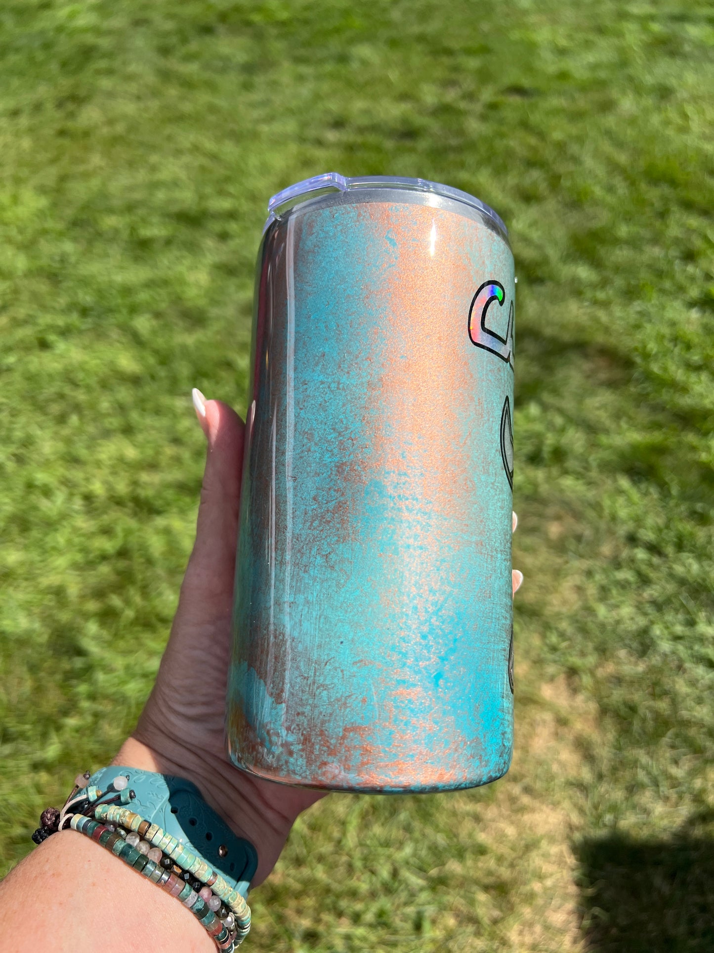 RTS.  Rusty Chevy mechanic tumbler 20oz chubby