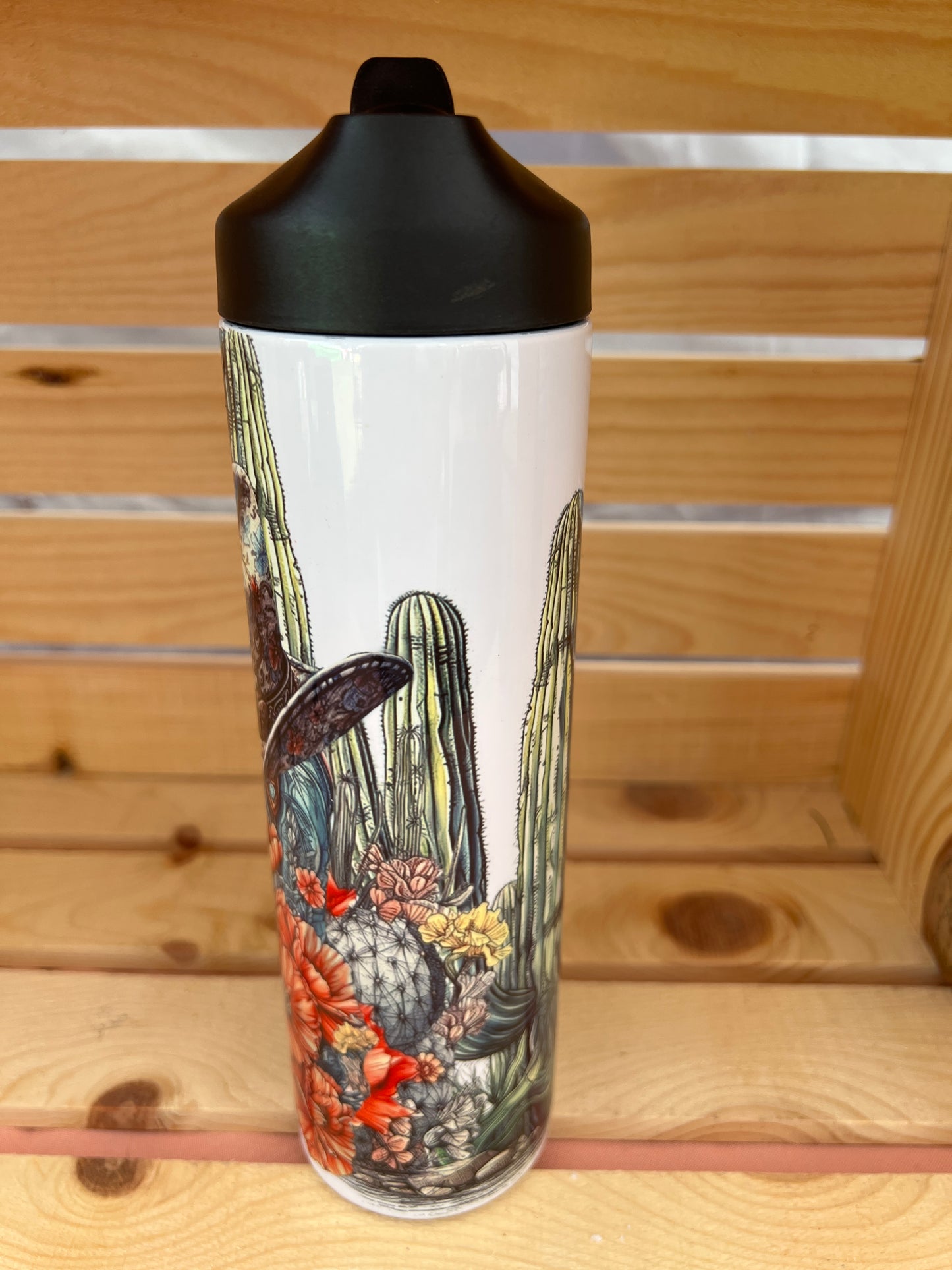 RTS.   Sublimation western flip top 20oz