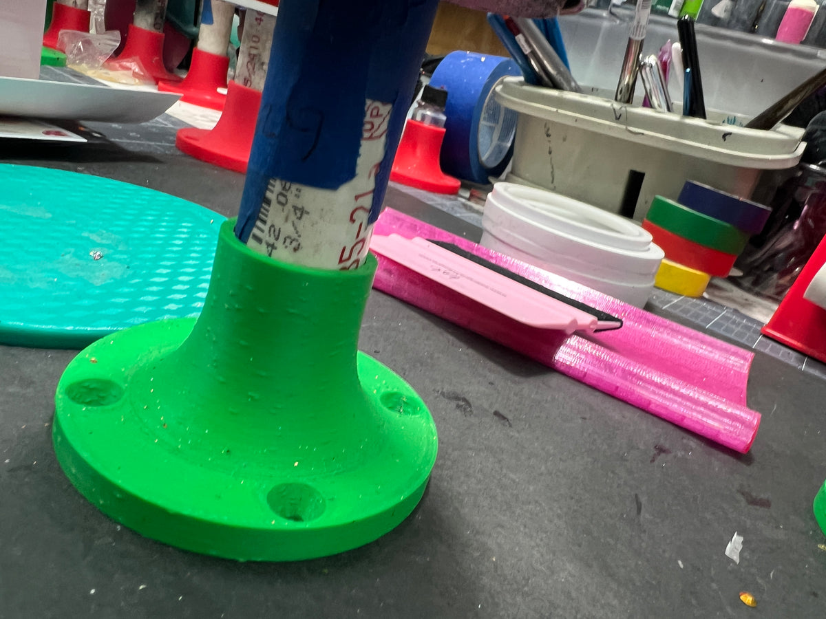 3d printedTumbler Stand for 3/4” pvc