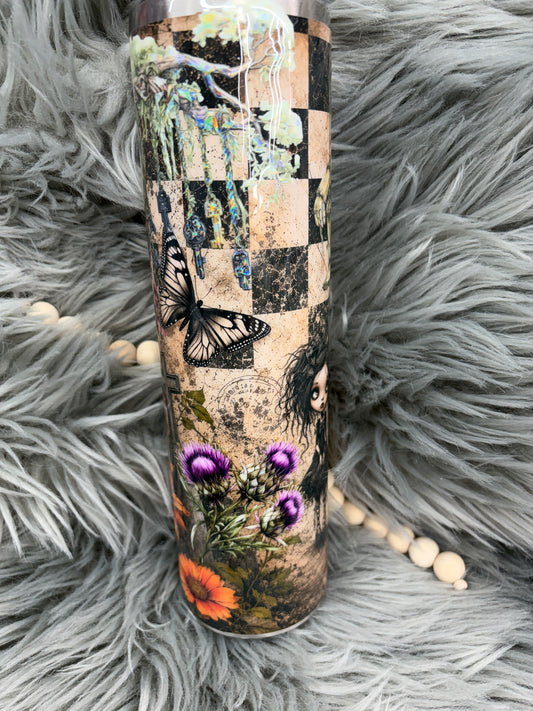 New - creepy dolls in the crazy world tumbler 32oz plump tipsy
