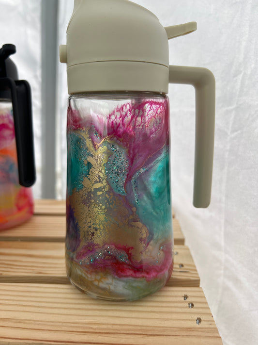 RTS. Oils spray and pour bottle multi colors