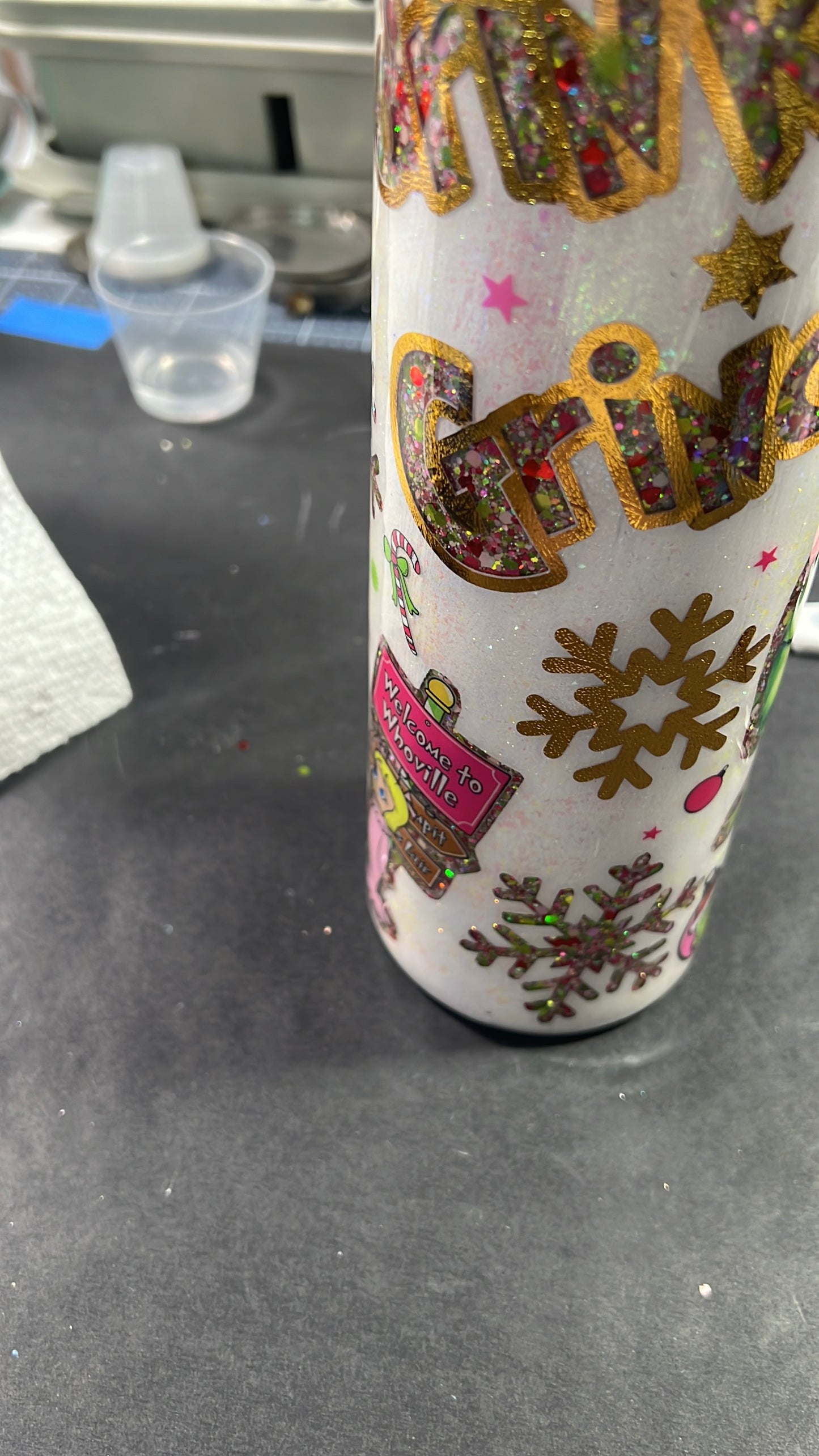 Jacqueline - 32oz customizable plump tipsy with handle