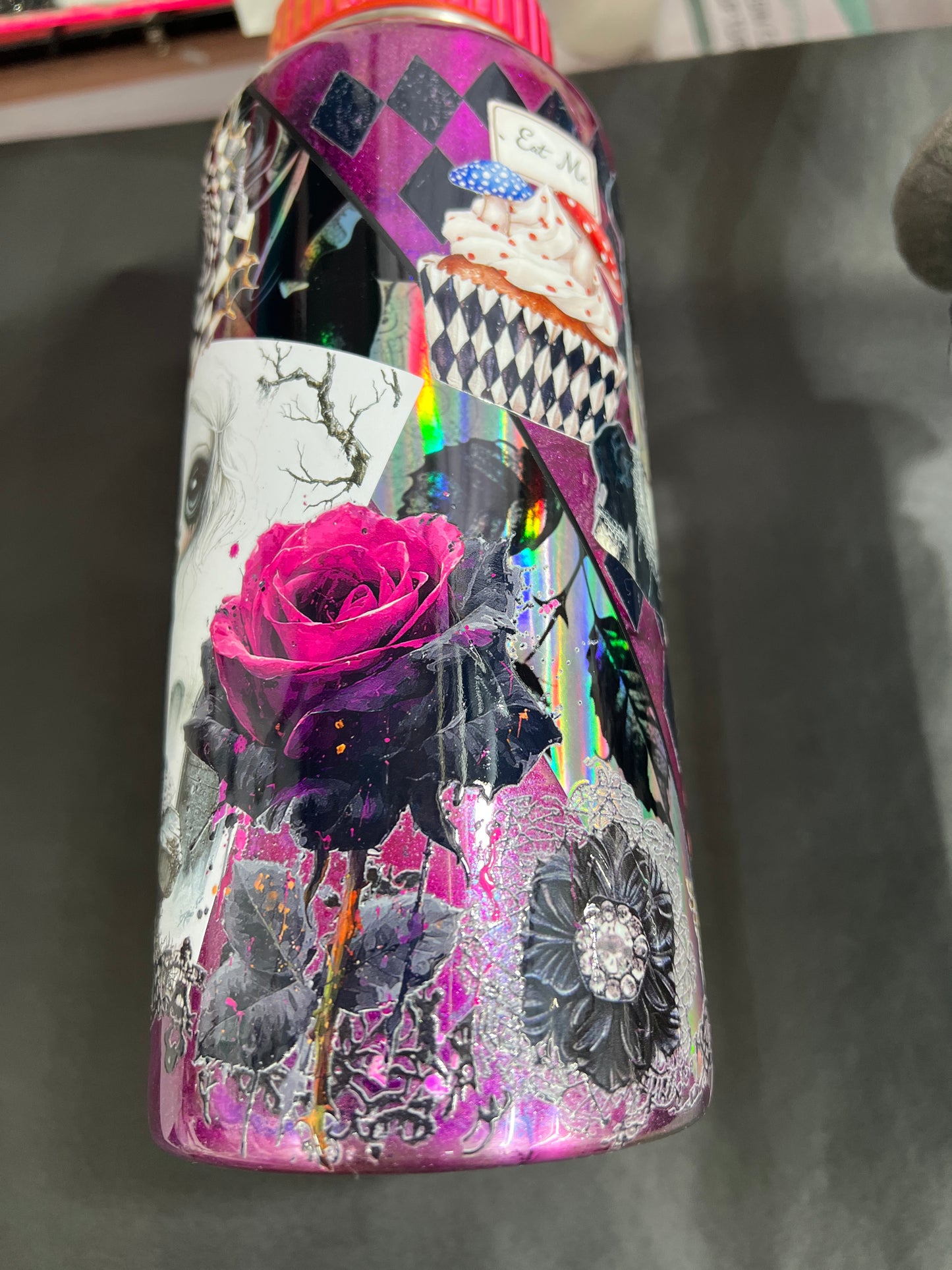 In process -  alice checked purple base doll 32duo hydro bottle