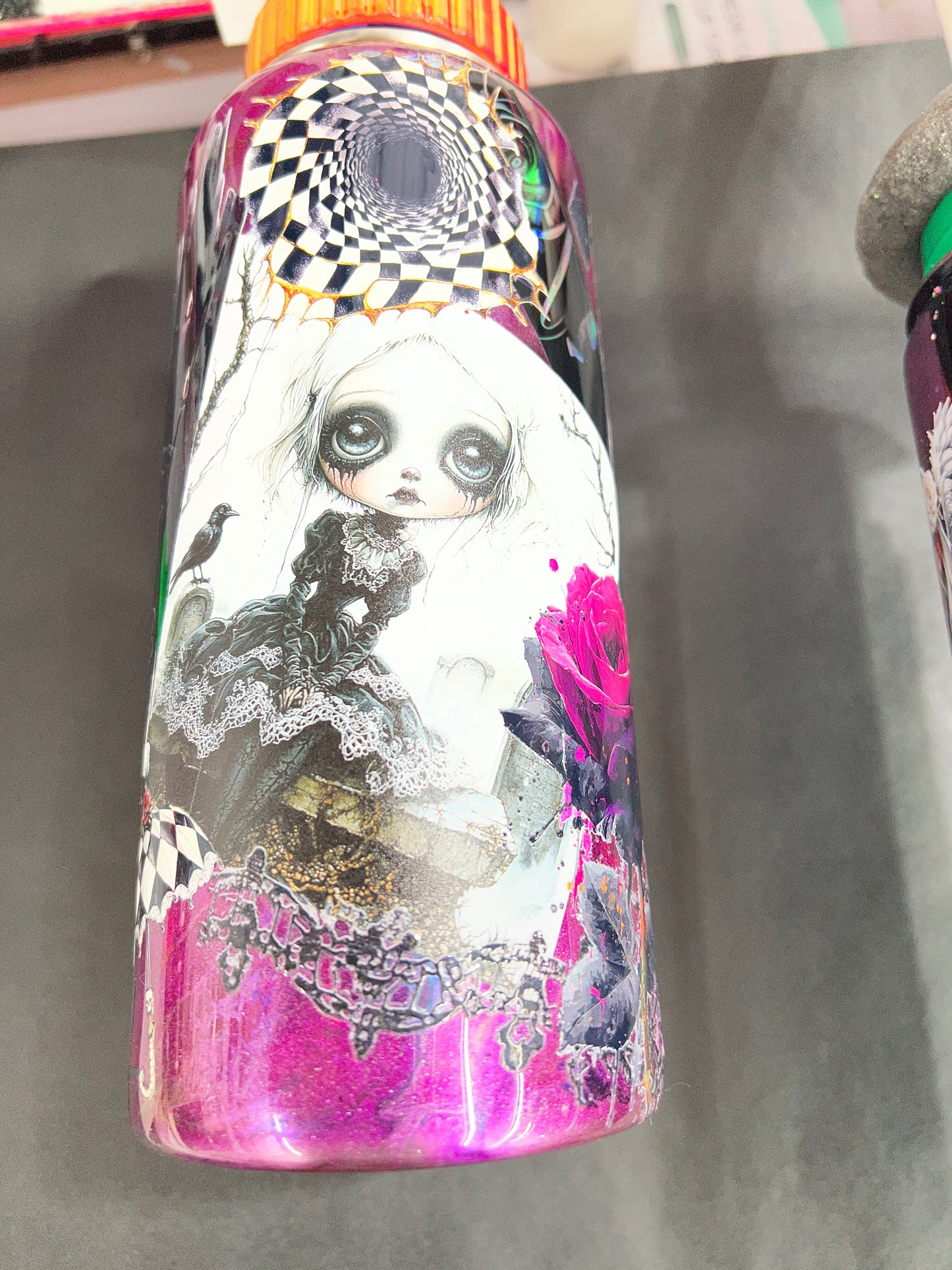 In process -  alice checked purple base doll 32duo hydro bottle