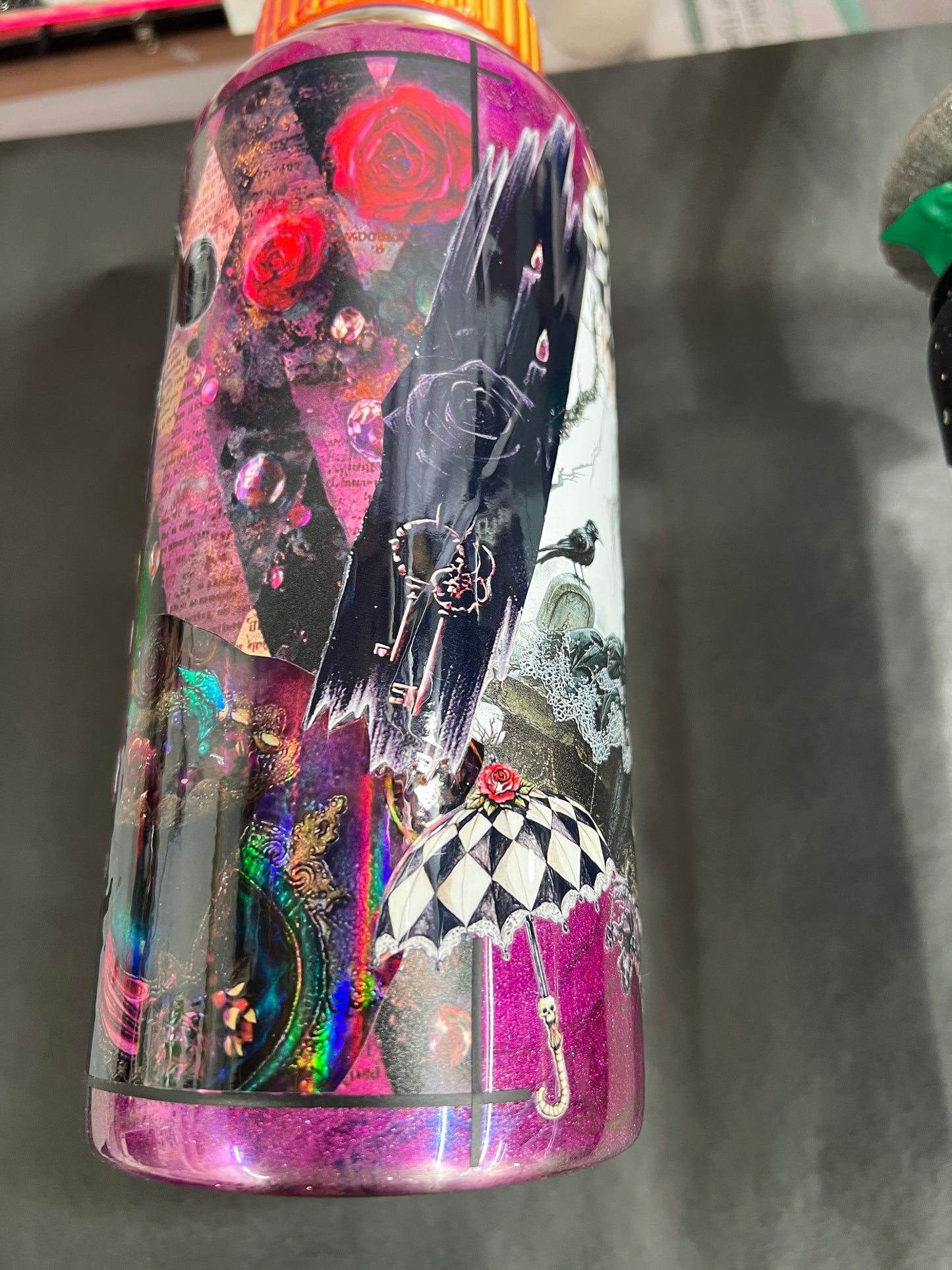 In process -  alice checked purple base doll 32duo hydro bottle