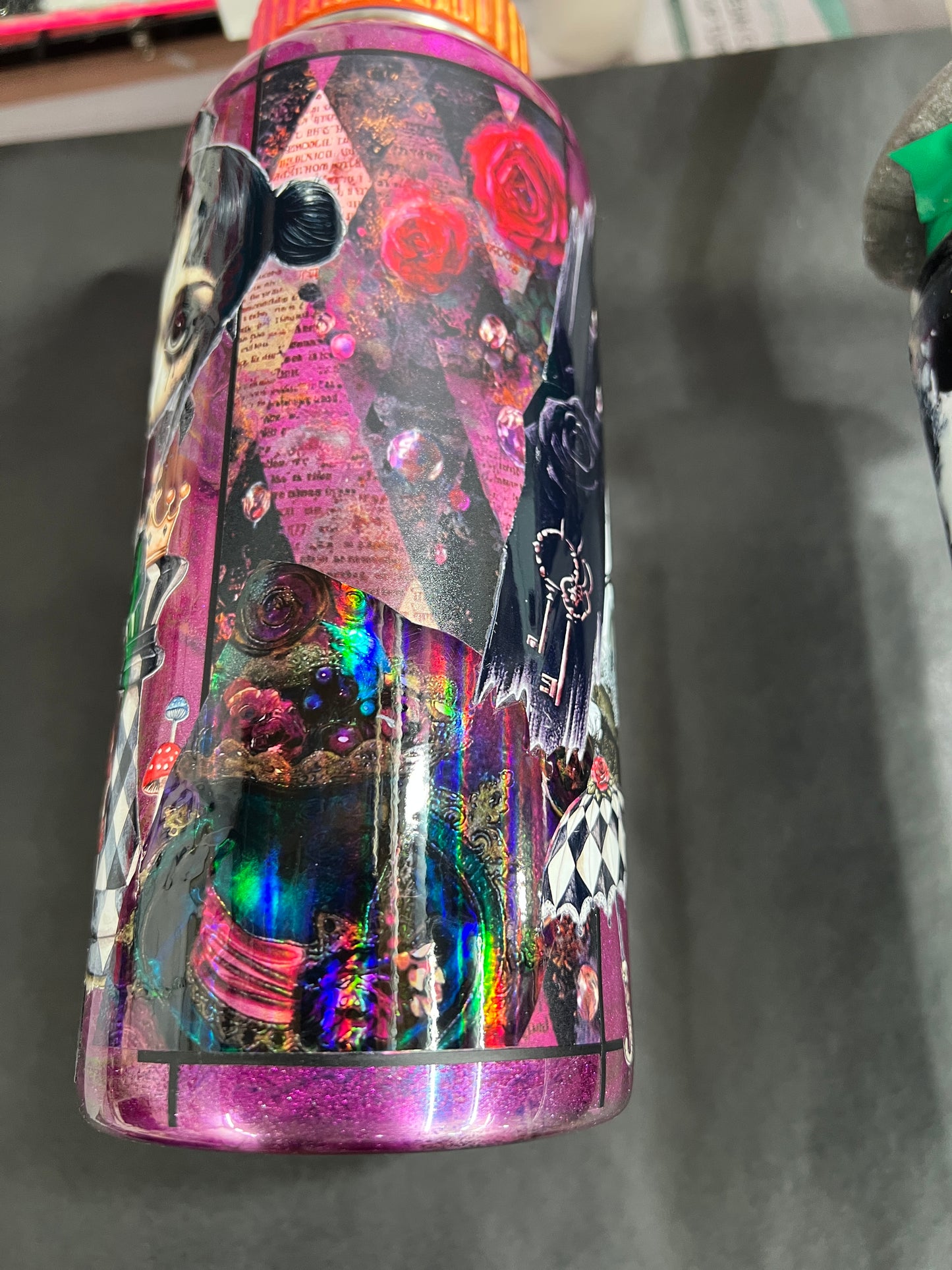 In process -  alice checked purple base doll 32duo hydro bottle