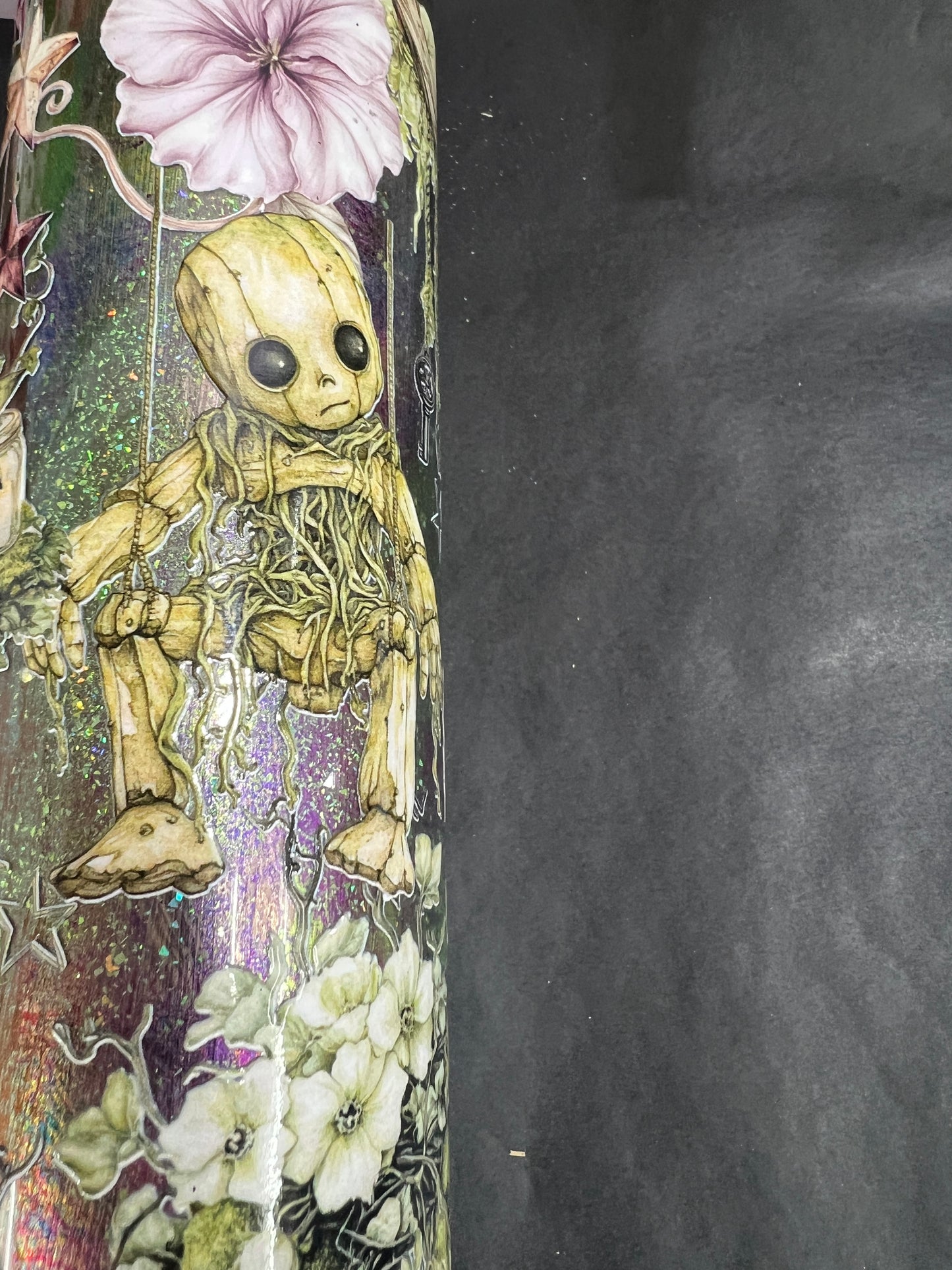 *jvaz only* In process fairy purple green 32oz plump tipsy