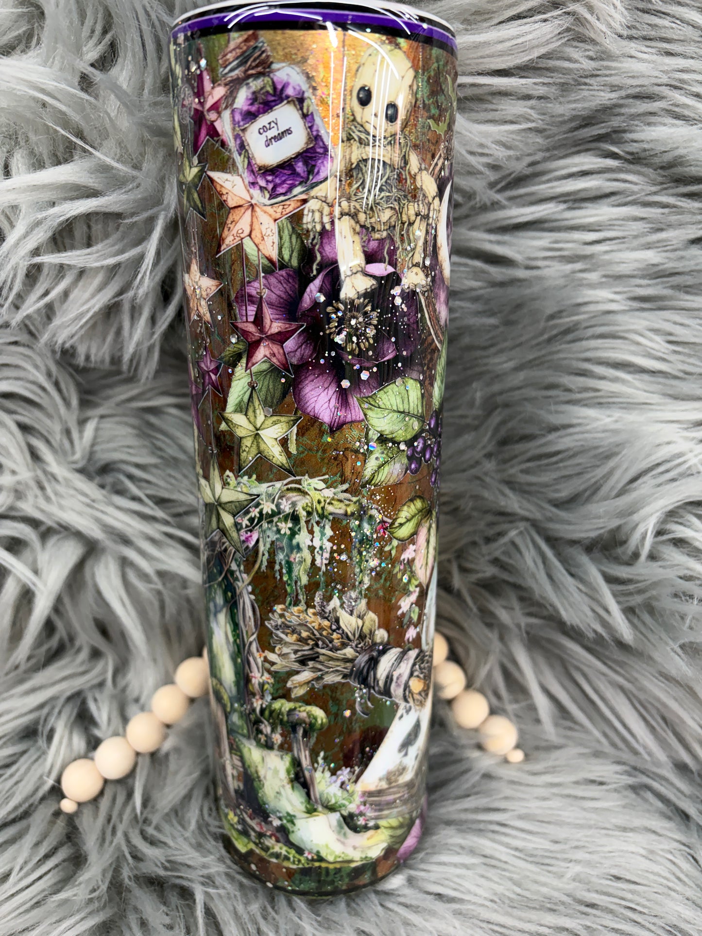 New- Not enough sage for this shit - witch - face tumbler 32oz plump tipsy