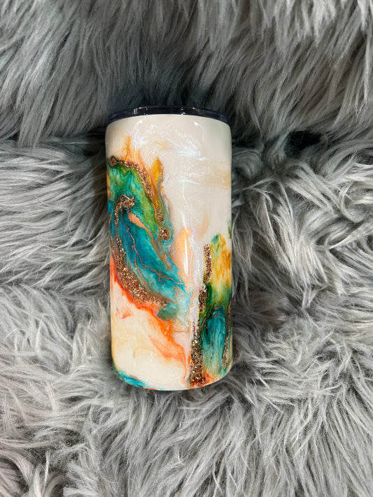 Clearance-RTS.  Western marble 16oz off white plump tipsy