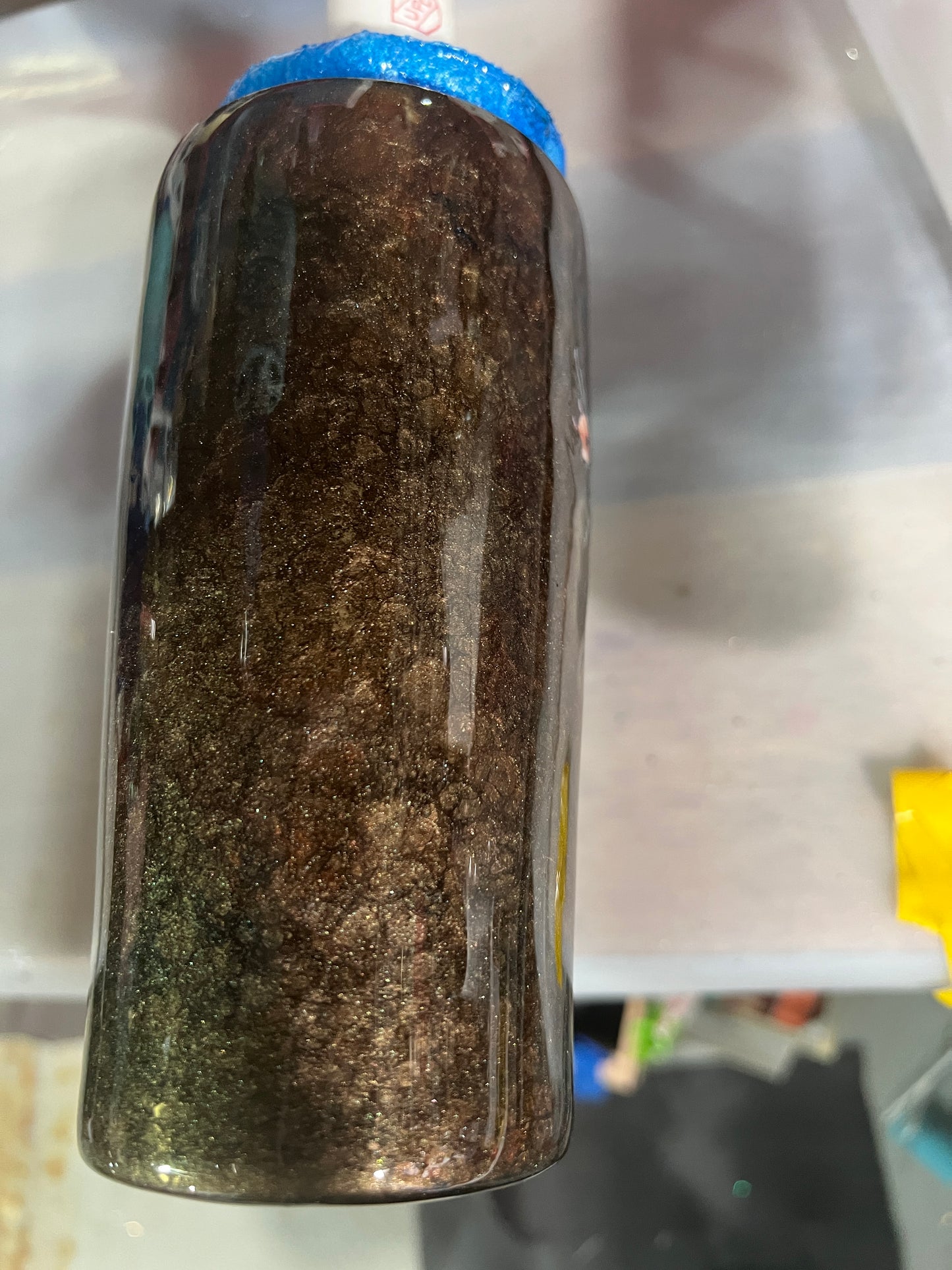 RTS. Patina bull skull 4 in 1 tumbler and can koozie