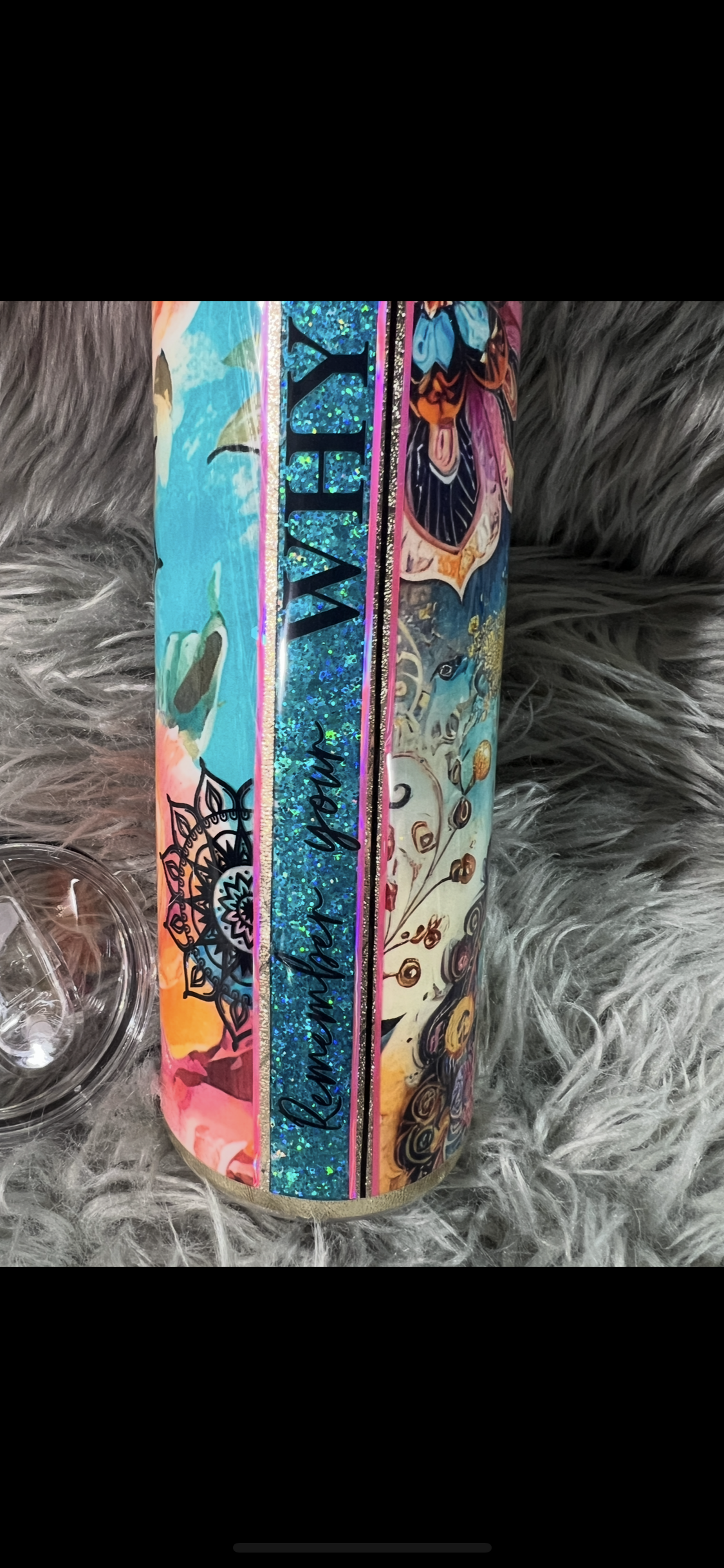 RTS.  remember your why - 32oz customizable plump tipsy