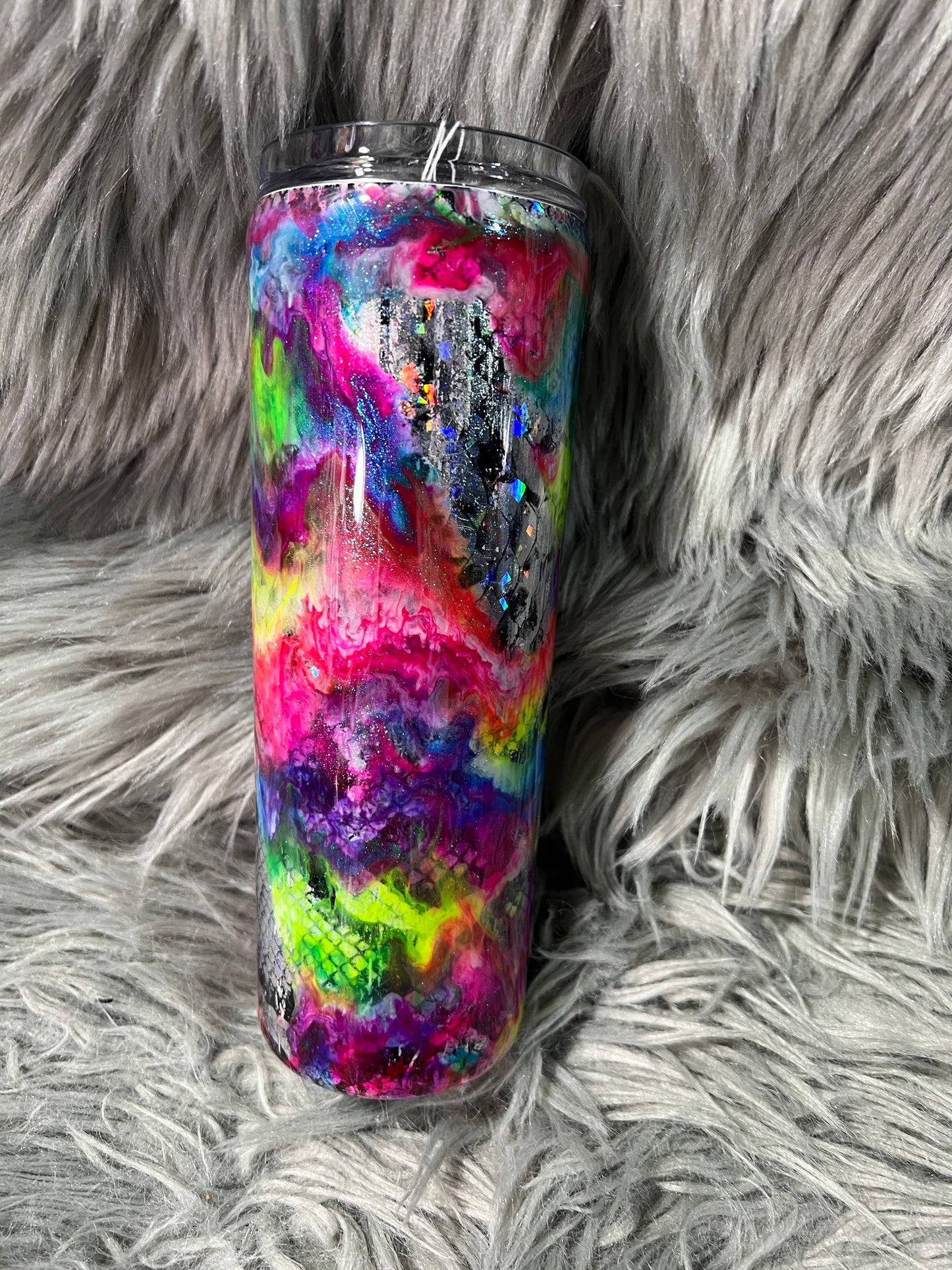 RTS.  My kids laugh cause I'm crazy, I laugh cause it's hereditary. Neon 20oz