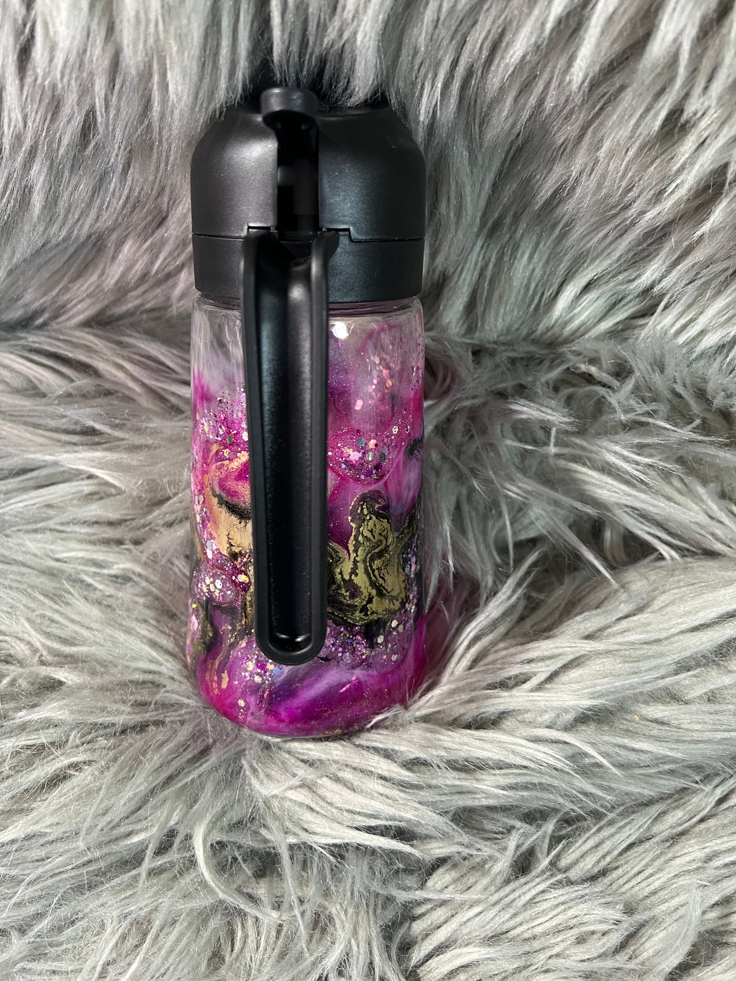 RTS. Oils spray and pour bottle hot pink and black