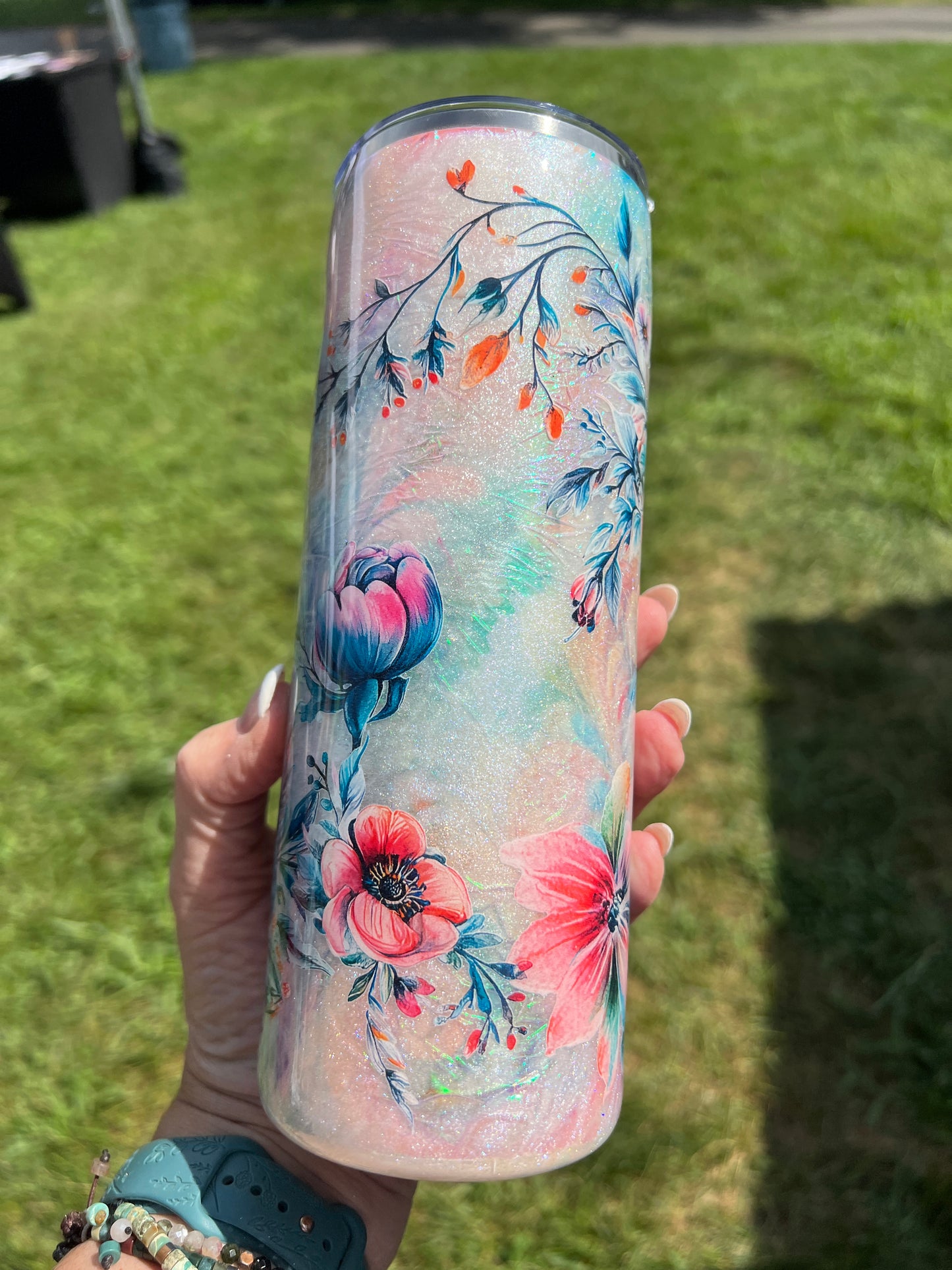 RTS.  Opal floral 20oz