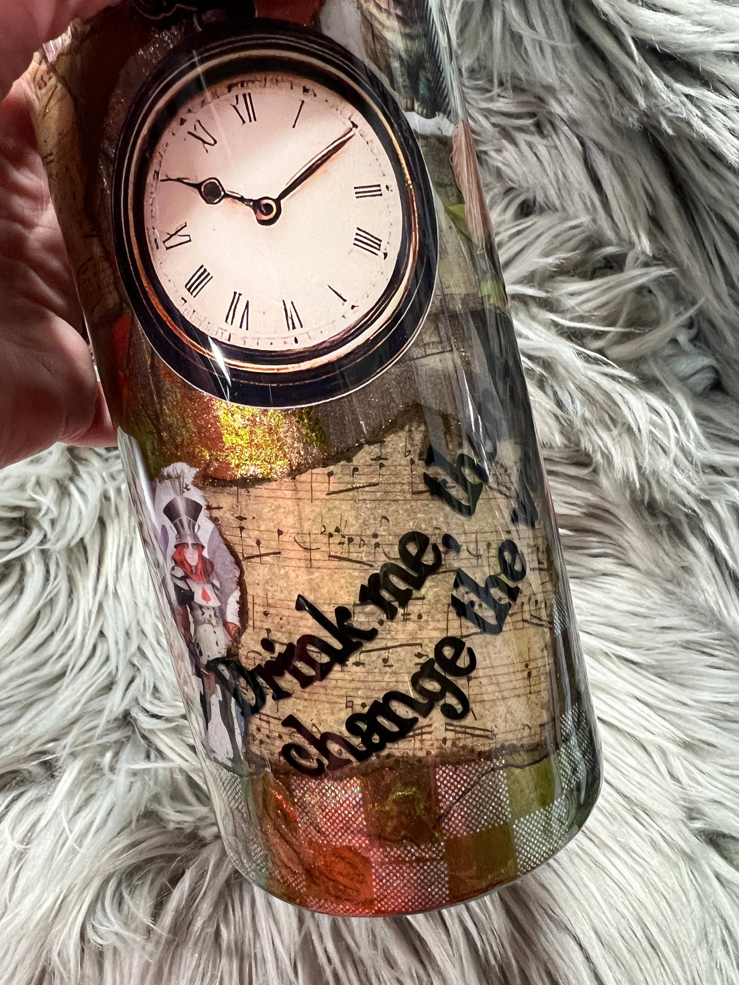 RTS. Wonderland decoupage 30oz