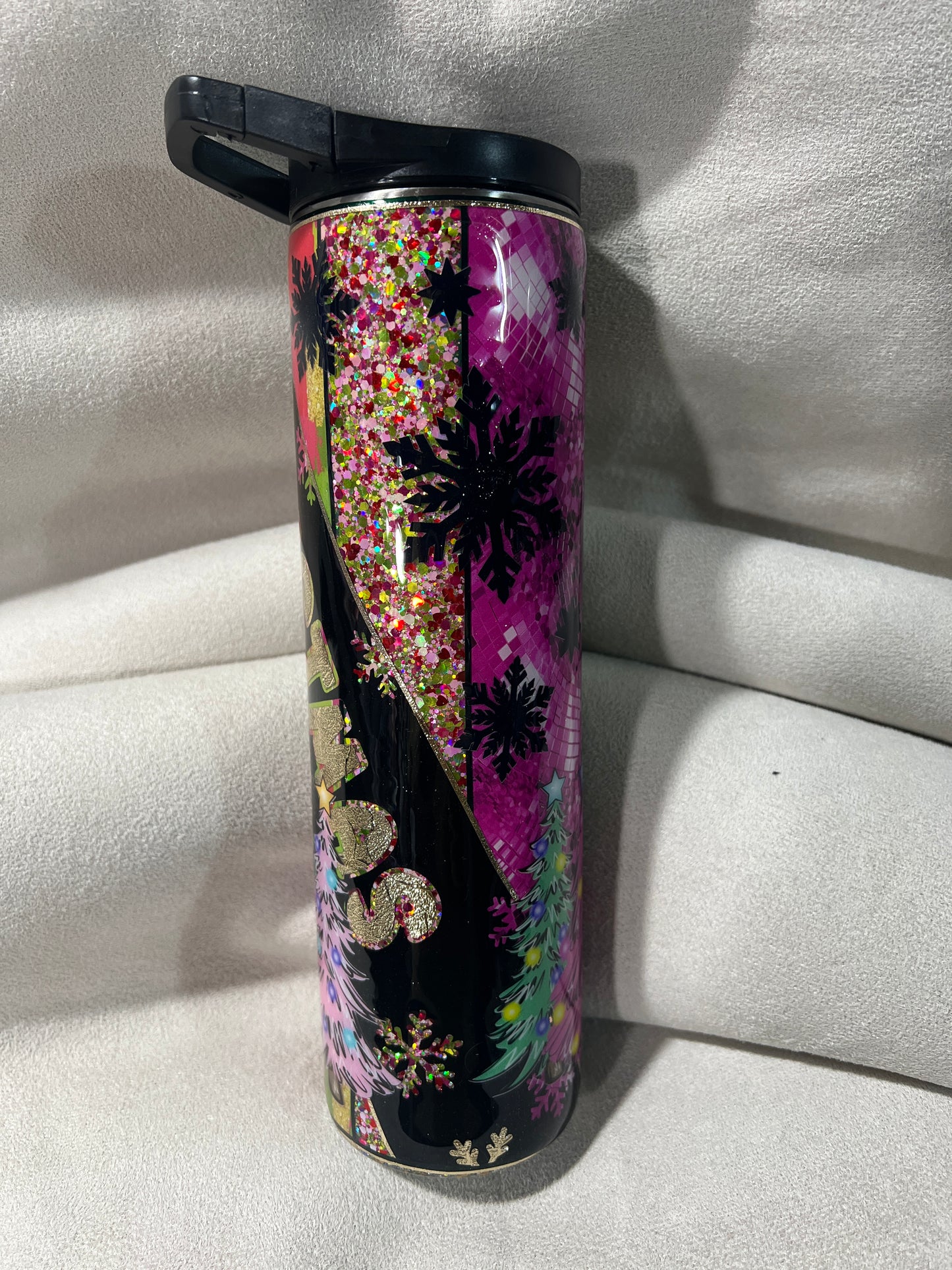 Rts. Christmas MakeHer room challenge cup 35oz skinny duo straight