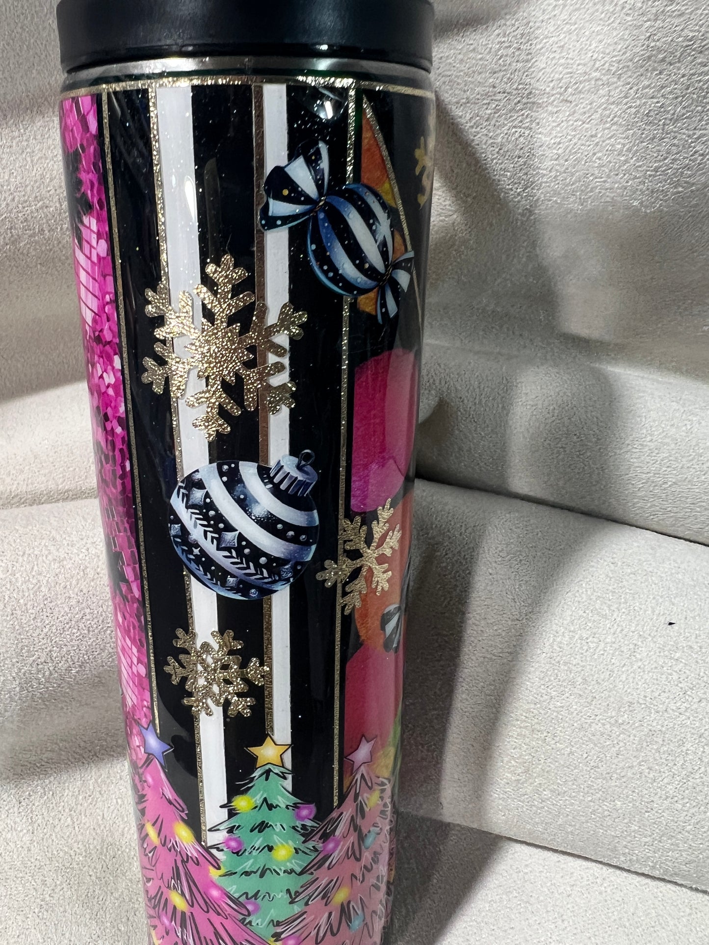 Rts. Christmas MakeHer room challenge cup 35oz skinny duo straight