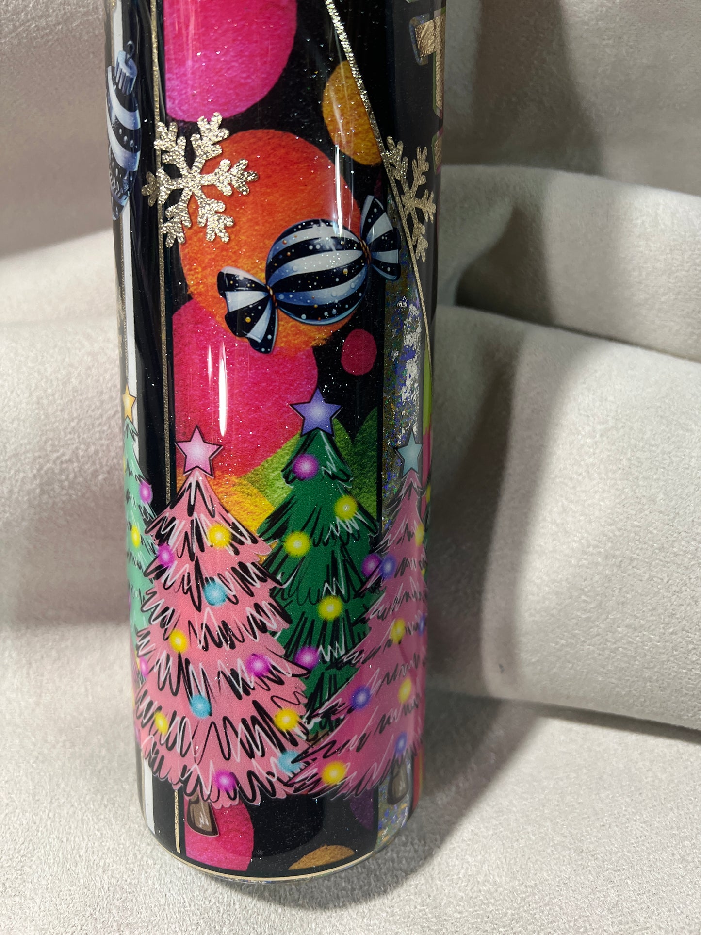 Rts. Christmas MakeHer room challenge cup 35oz skinny duo straight