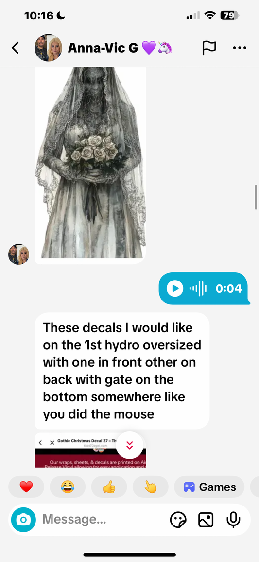 Goth bride 25oz customizable duo hydro bottle