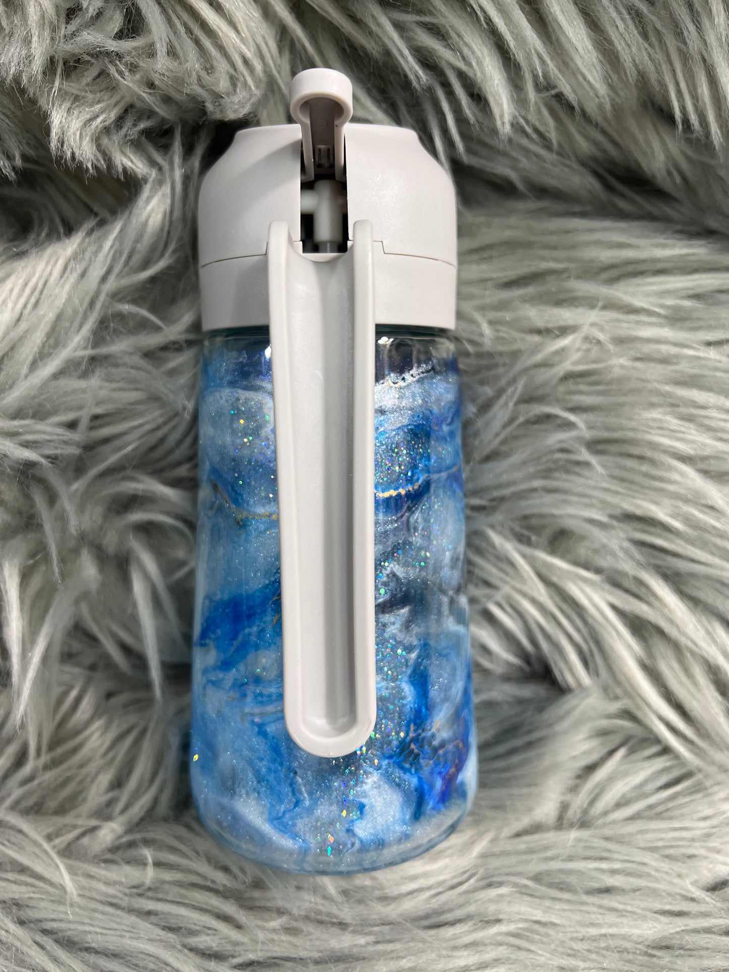 RTS.Blue wave look 16oz  Oils spray and pour bottle.