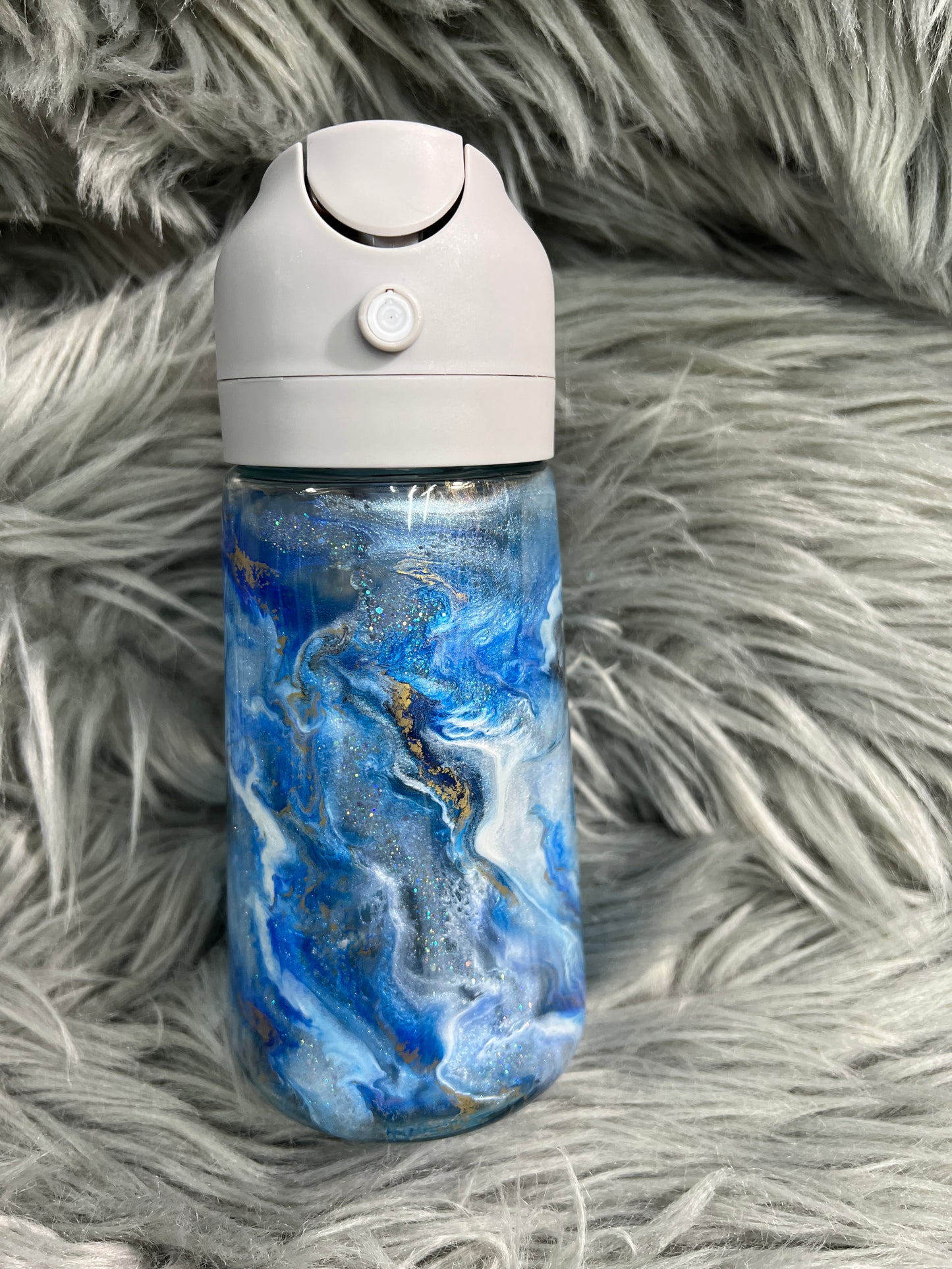 RTS.Blue wave look 16oz  Oils spray and pour bottle.