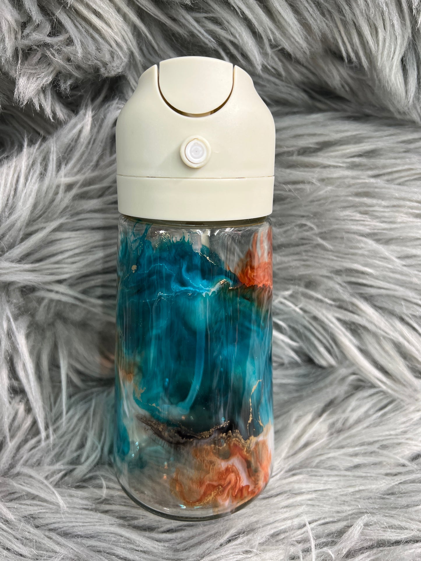 RTS. Oil spray and pour bottle - western look 16oz