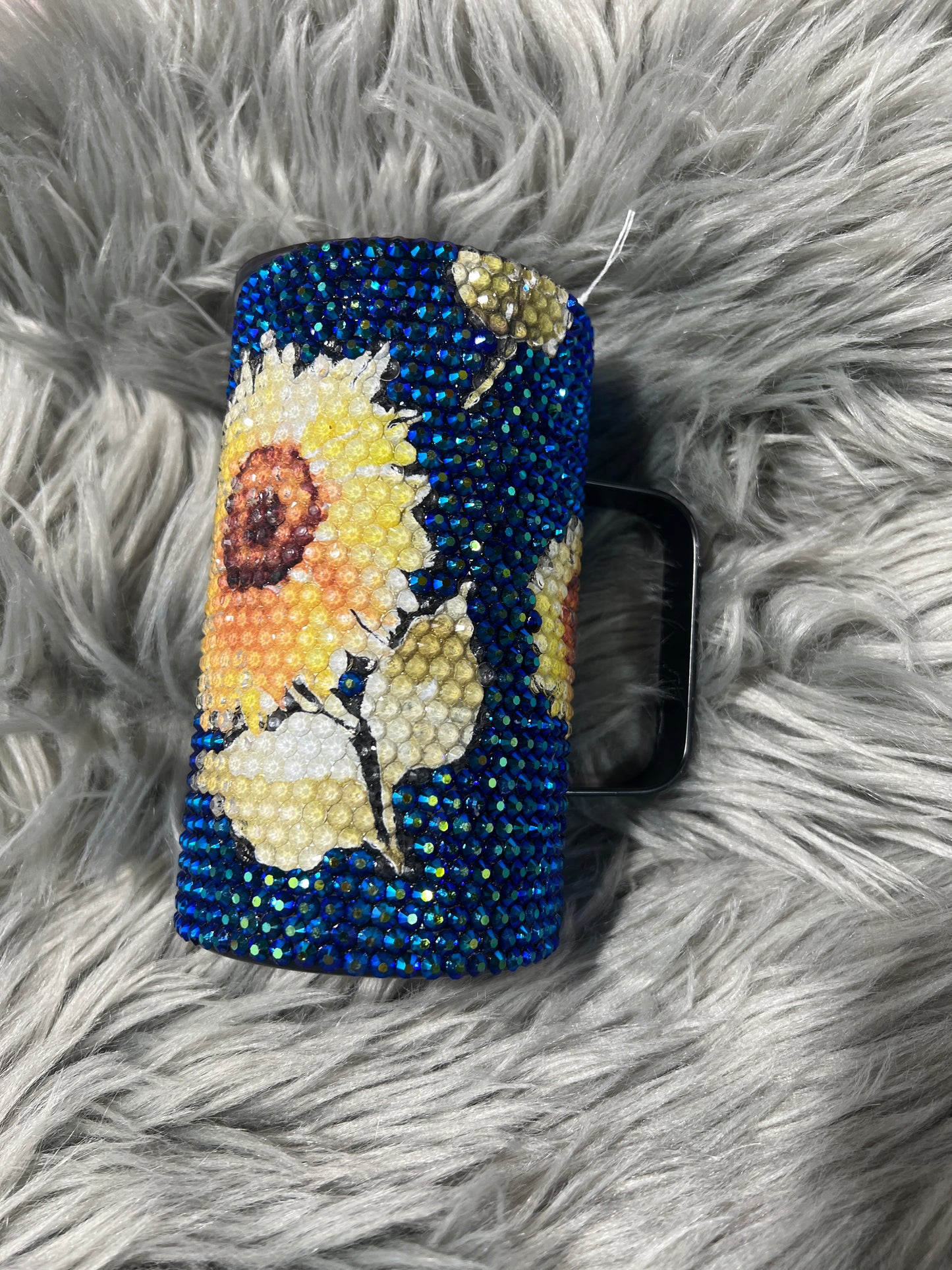 RTS. Rhinestone Sunflower Mug