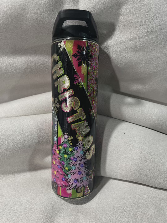 Rts. Christmas MakeHer room challenge cup 35oz skinny duo straight